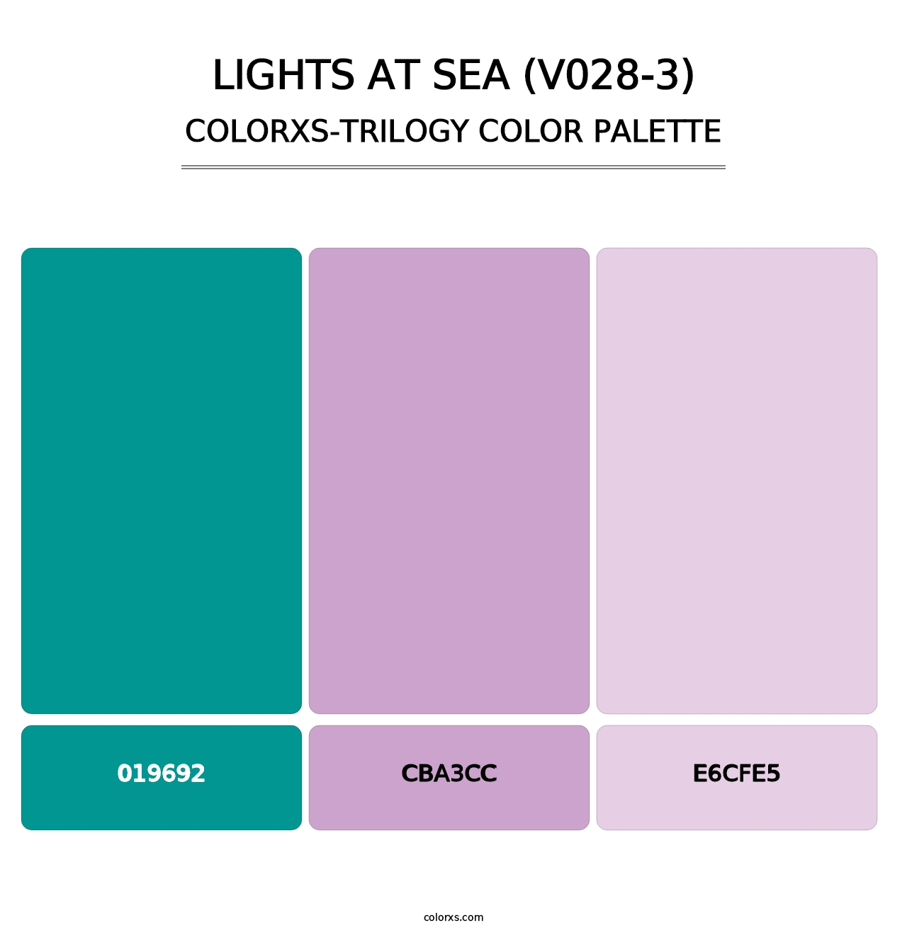 Lights at Sea (V028-3) - Colorxs Trilogy Palette