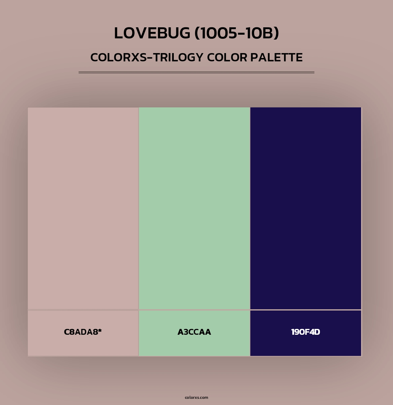 Lovebug (1005-10B) - Colorxs Trilogy Palette