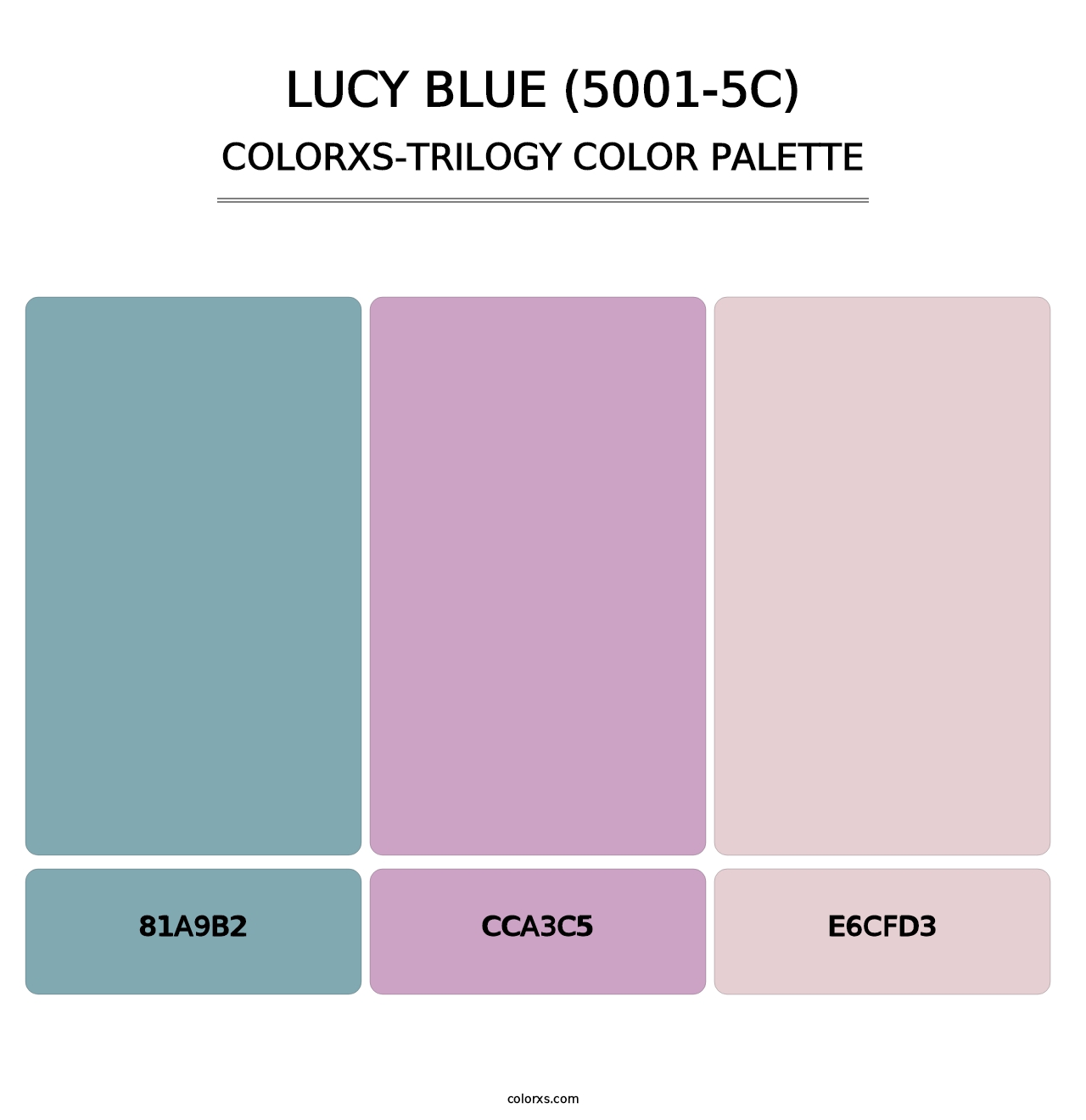 Lucy Blue (5001-5C) - Colorxs Trilogy Palette