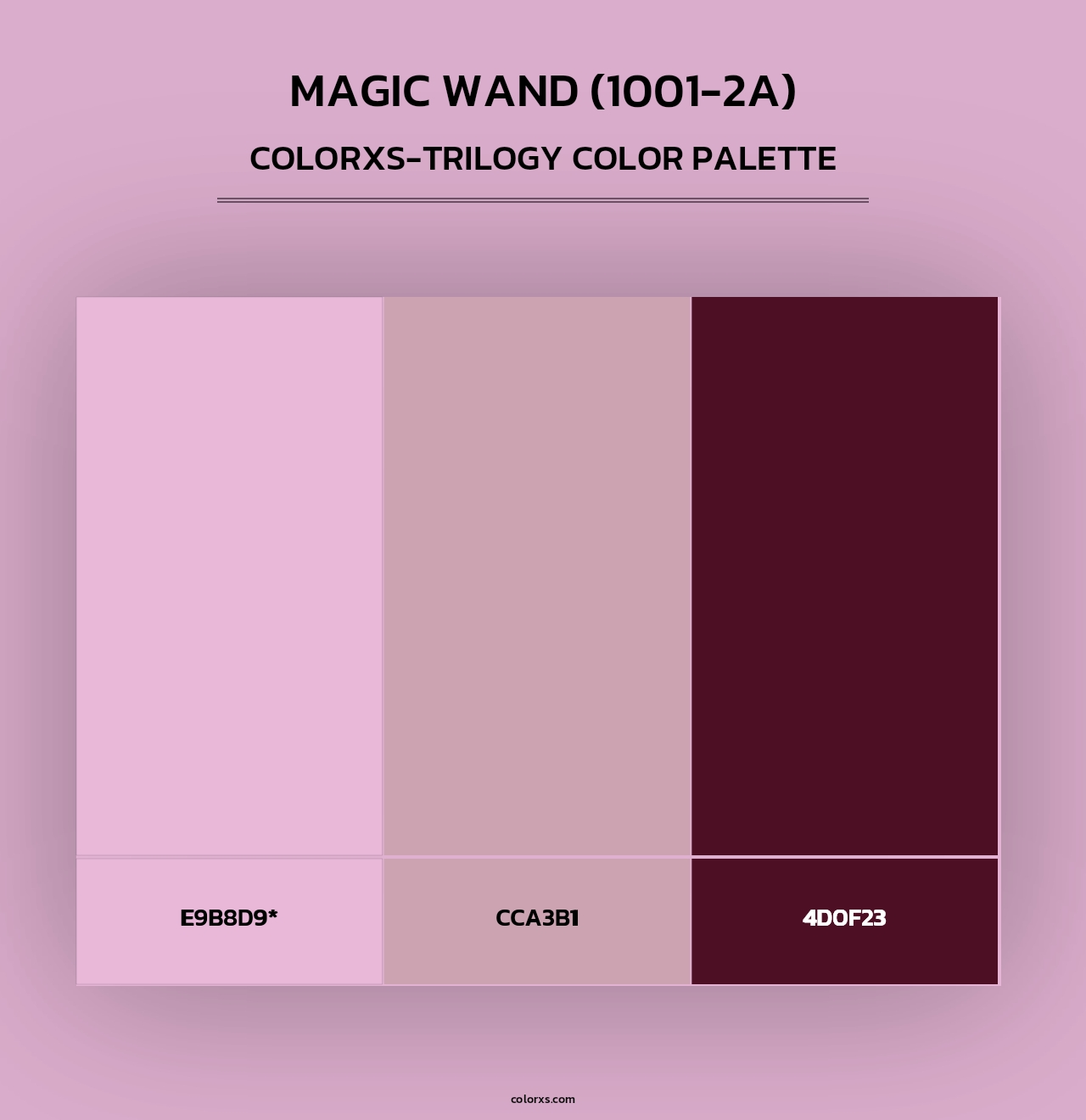 Magic Wand (1001-2A) - Colorxs Trilogy Palette