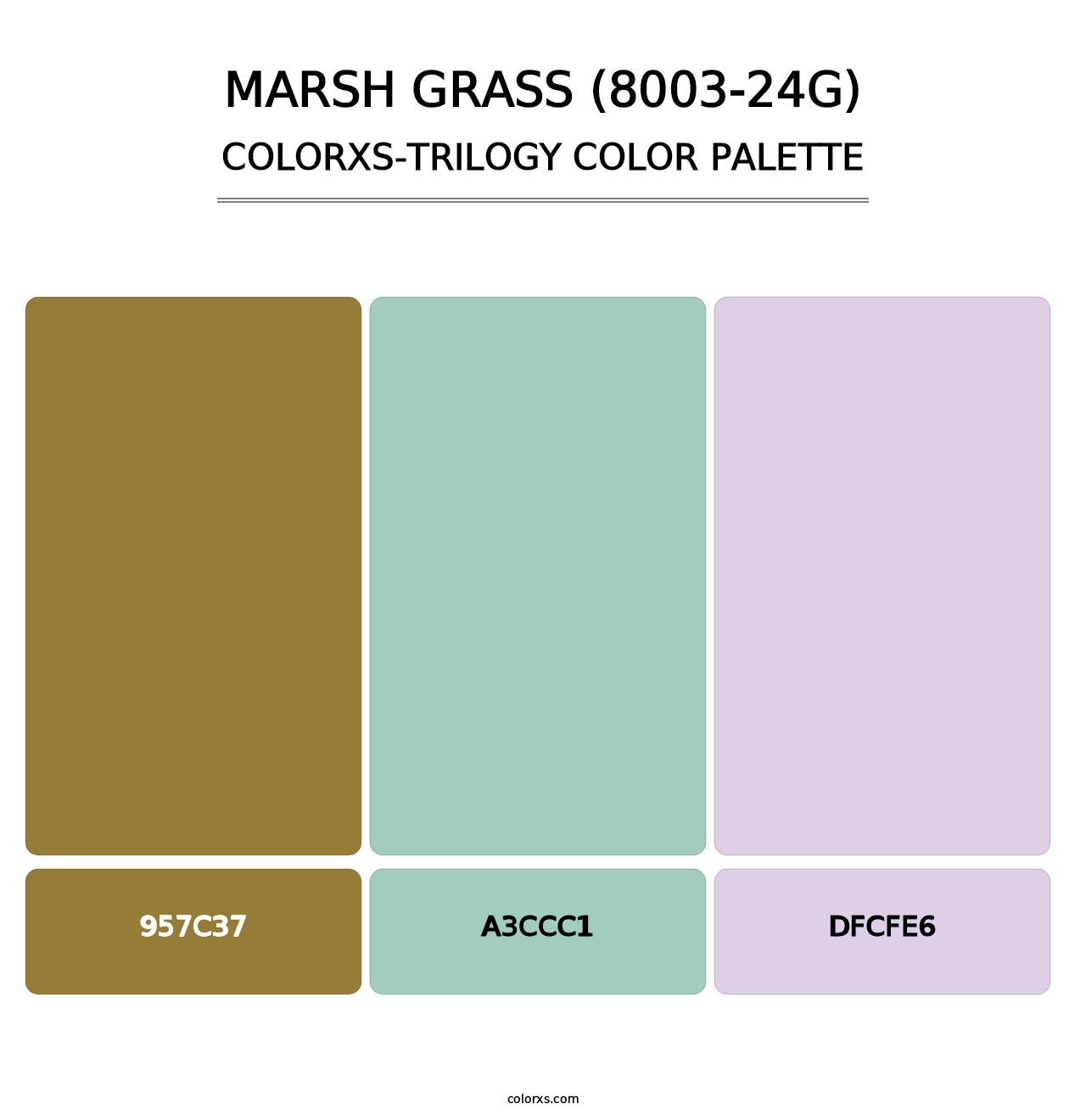 Marsh Grass (8003-24G) - Colorxs Trilogy Palette