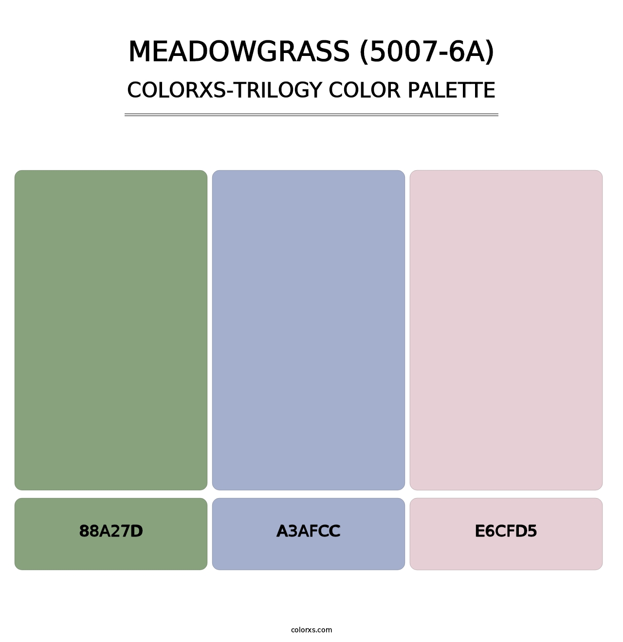 Meadowgrass (5007-6A) - Colorxs Trilogy Palette
