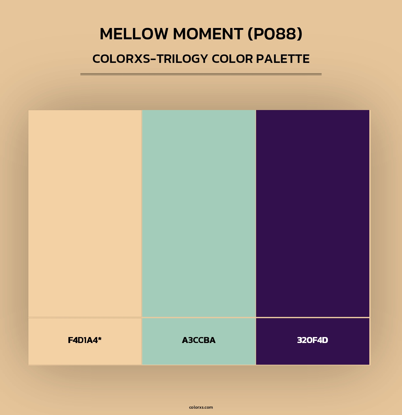 Mellow Moment (P088) - Colorxs Trilogy Palette