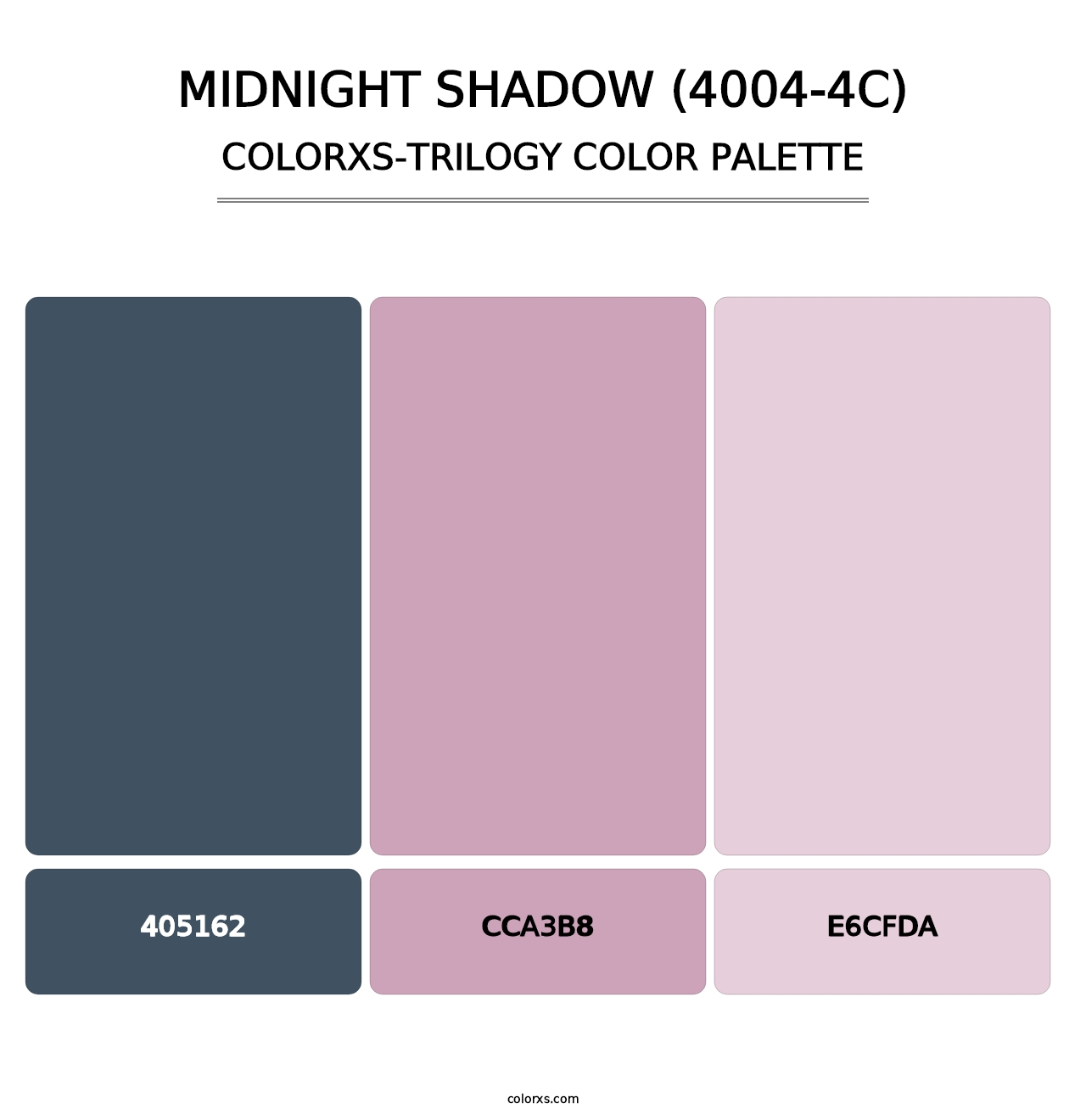 Midnight Shadow (4004-4C) - Colorxs Trilogy Palette