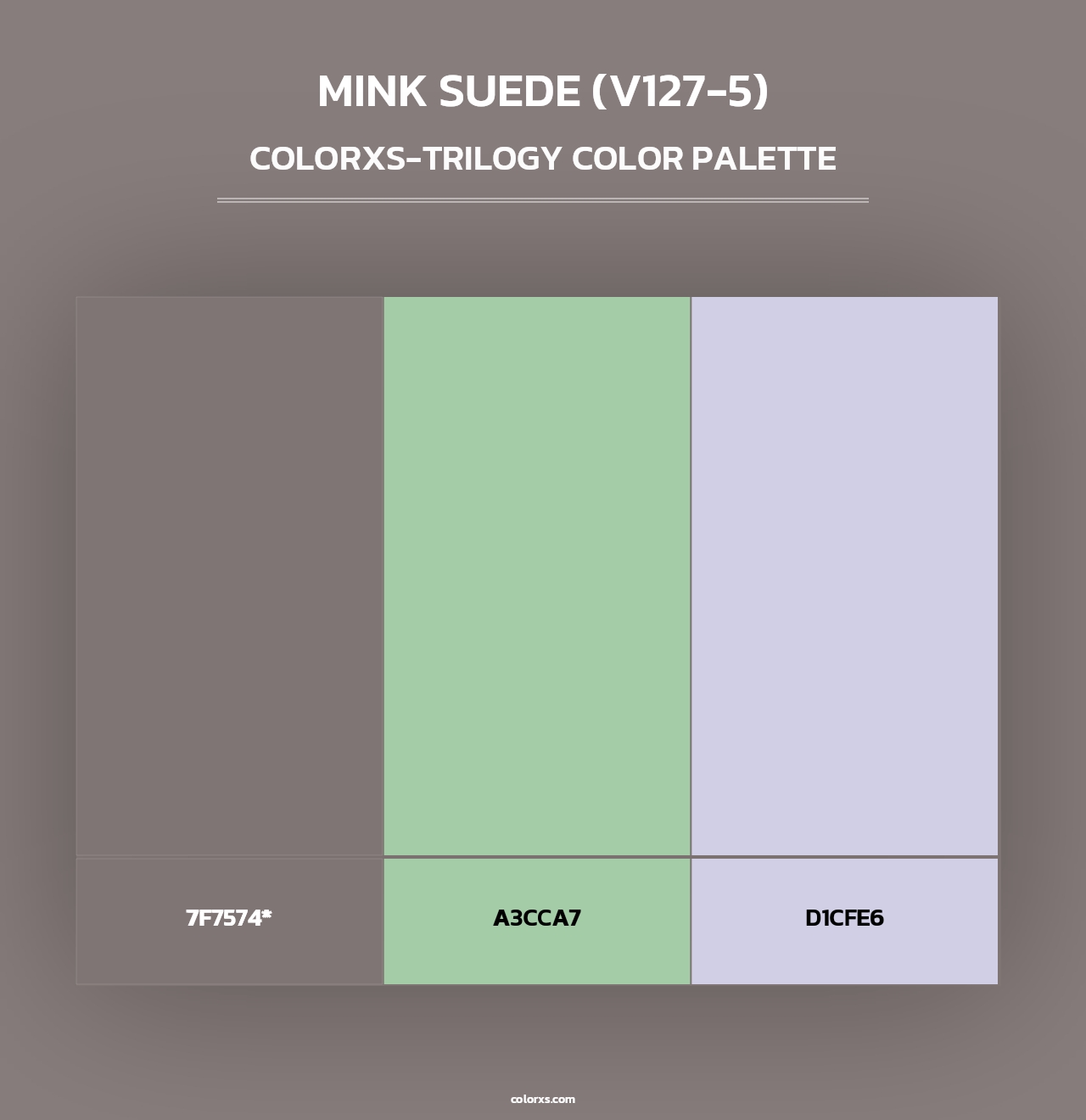 Mink Suede (V127-5) - Colorxs Trilogy Palette