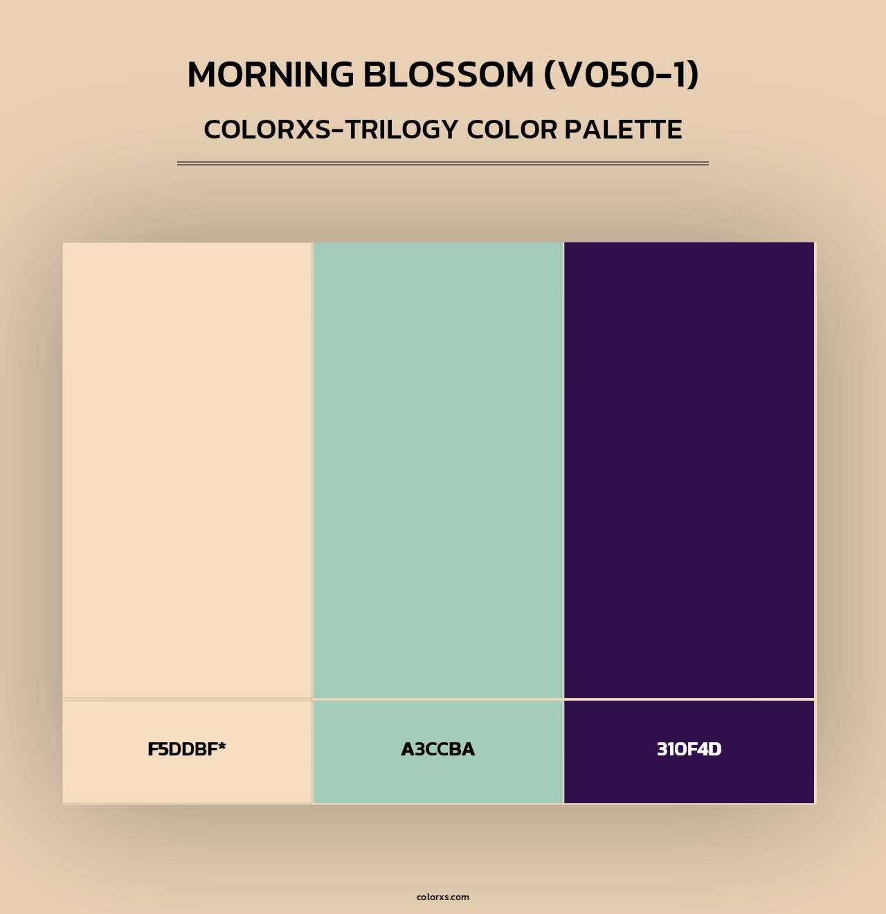 Morning Blossom (V050-1) - Colorxs Trilogy Palette
