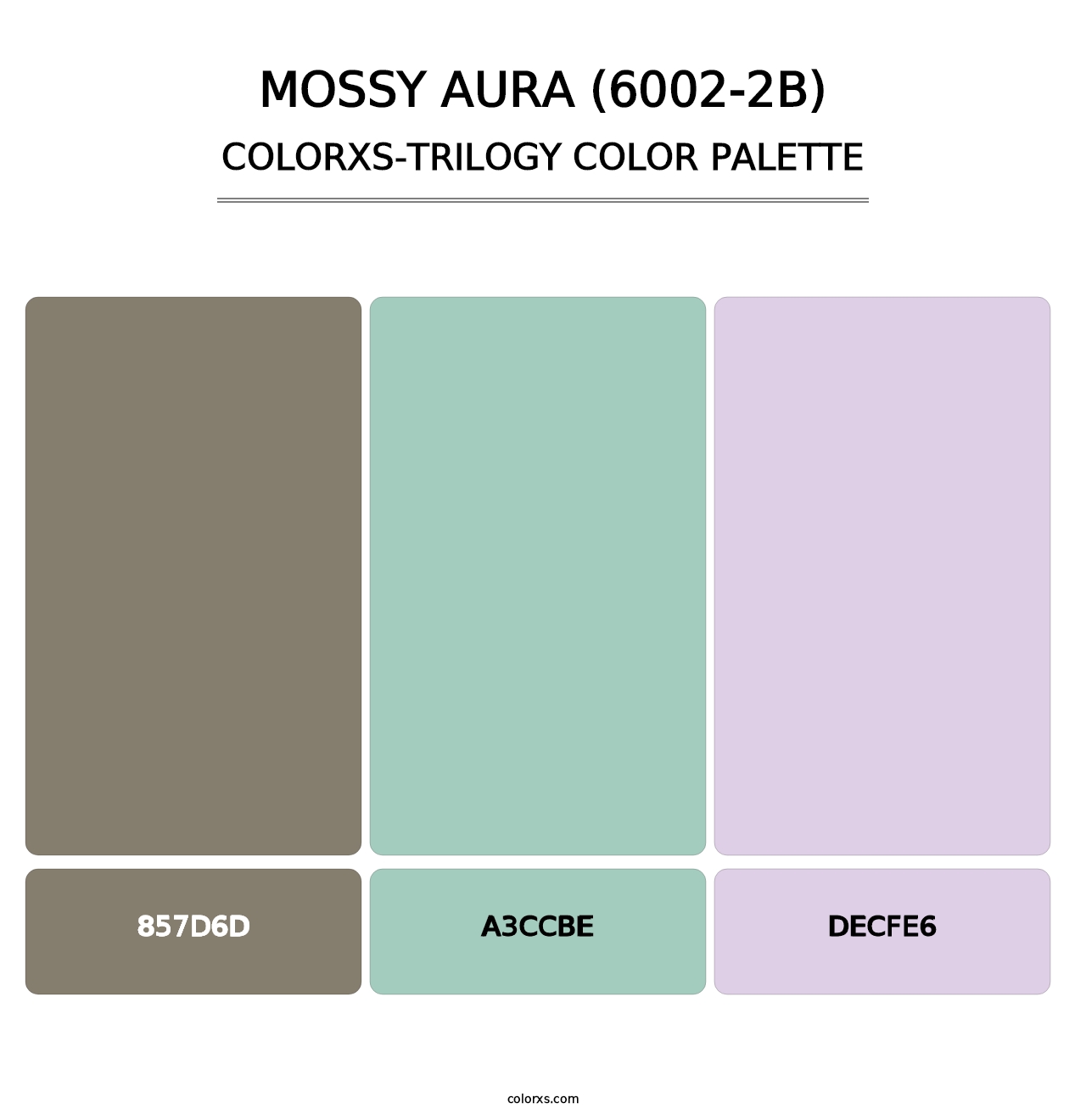 Mossy Aura (6002-2B) - Colorxs Trilogy Palette