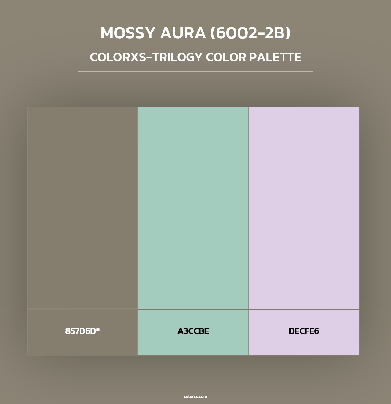 Mossy Aura (6002-2B) - Colorxs Trilogy Palette