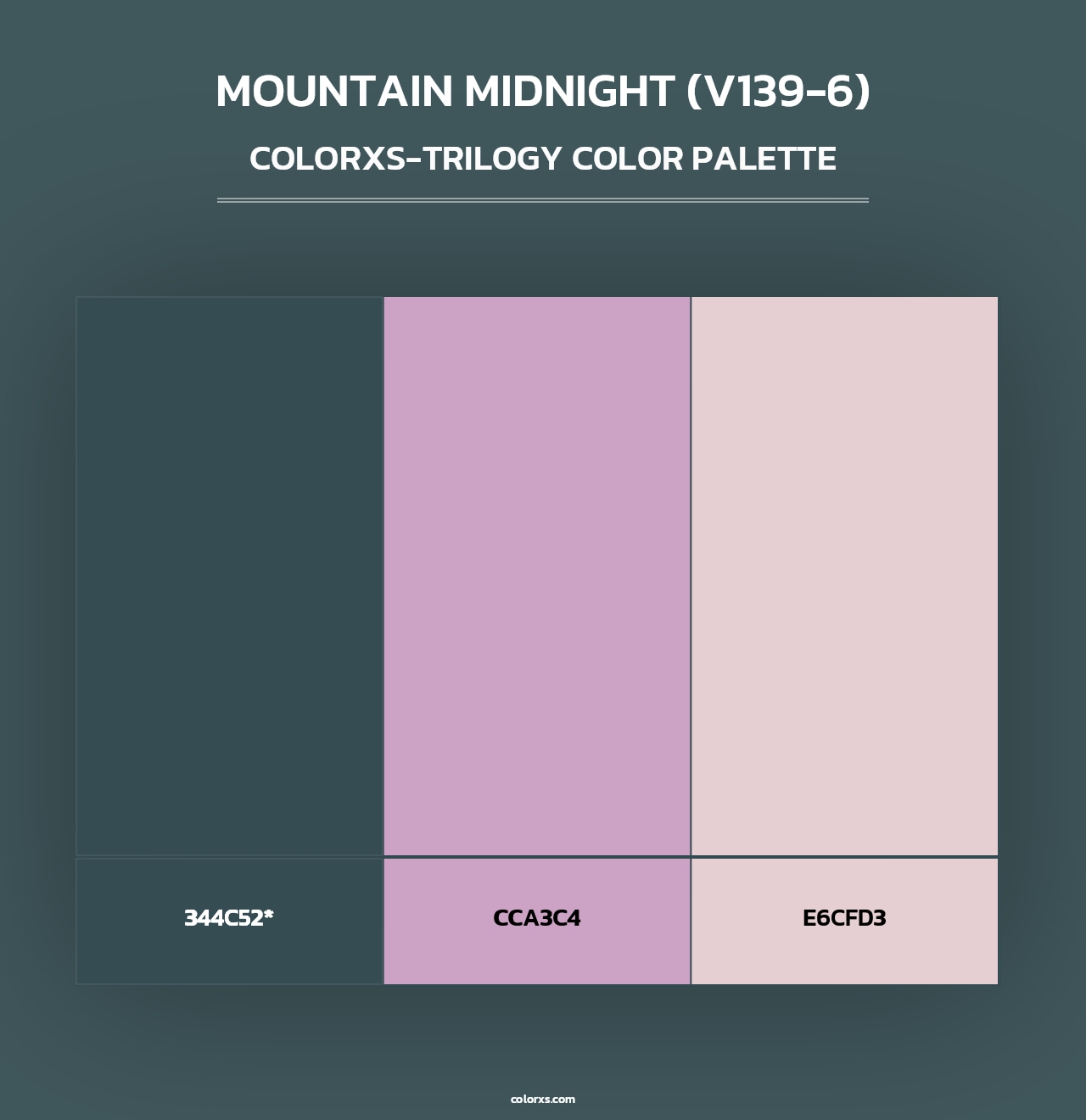 Mountain Midnight (V139-6) - Colorxs Trilogy Palette