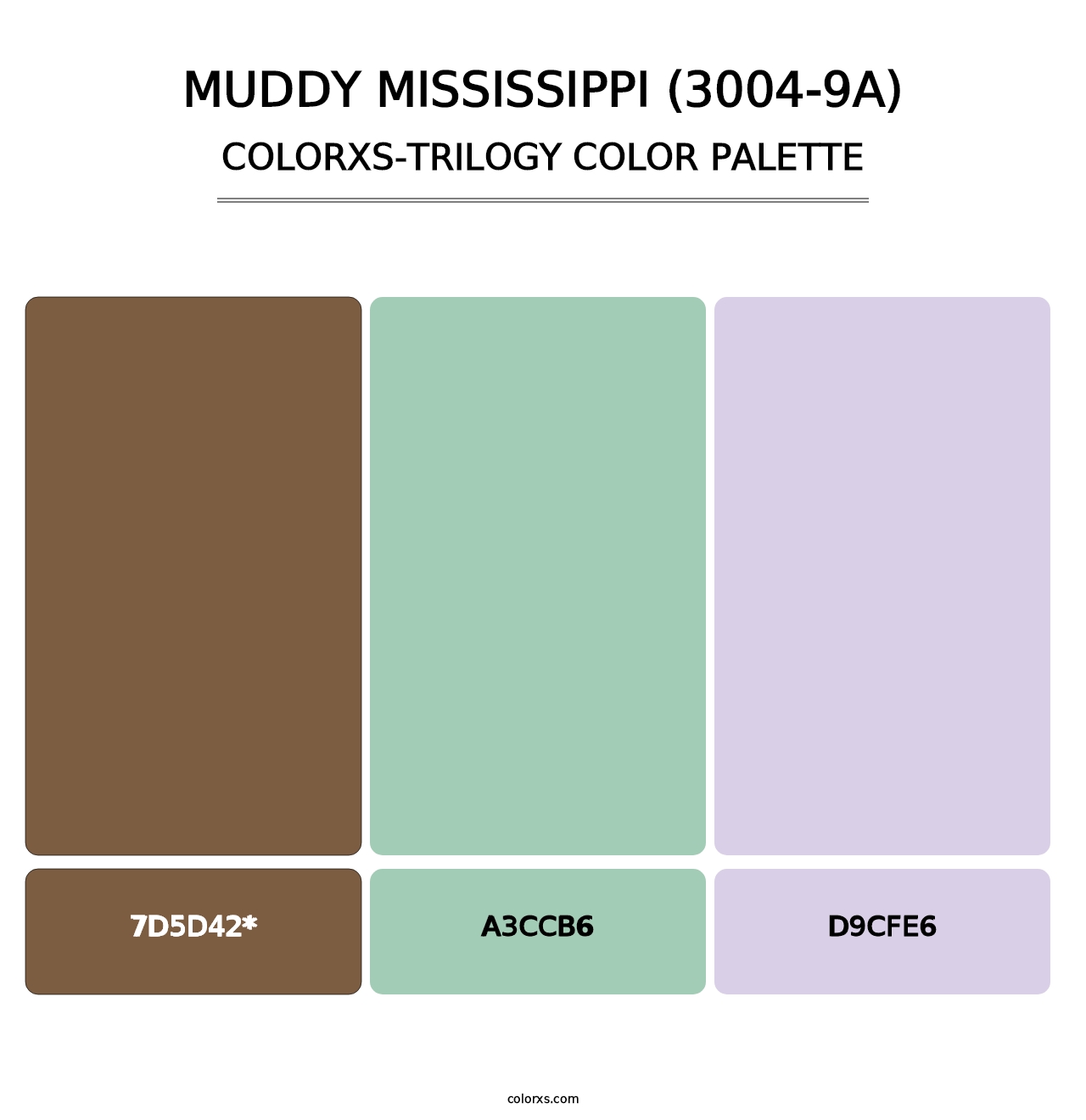 Muddy Mississippi (3004-9A) - Colorxs Trilogy Palette