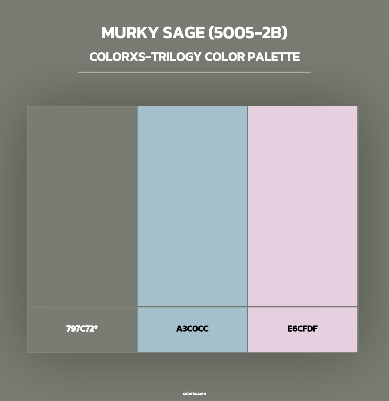 Murky Sage (5005-2B) - Colorxs Trilogy Palette
