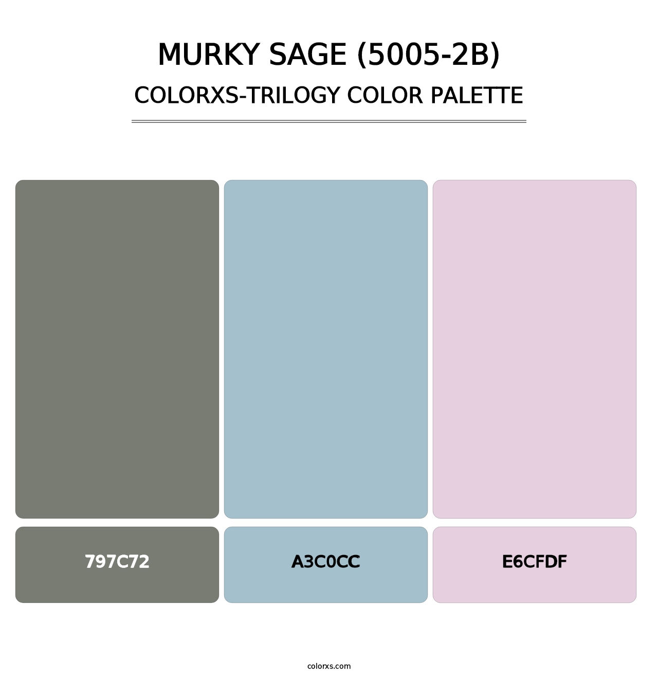 Murky Sage (5005-2B) - Colorxs Trilogy Palette