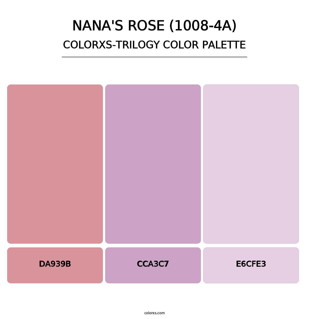 Nana's Rose (1008-4A) - Colorxs Trilogy Palette