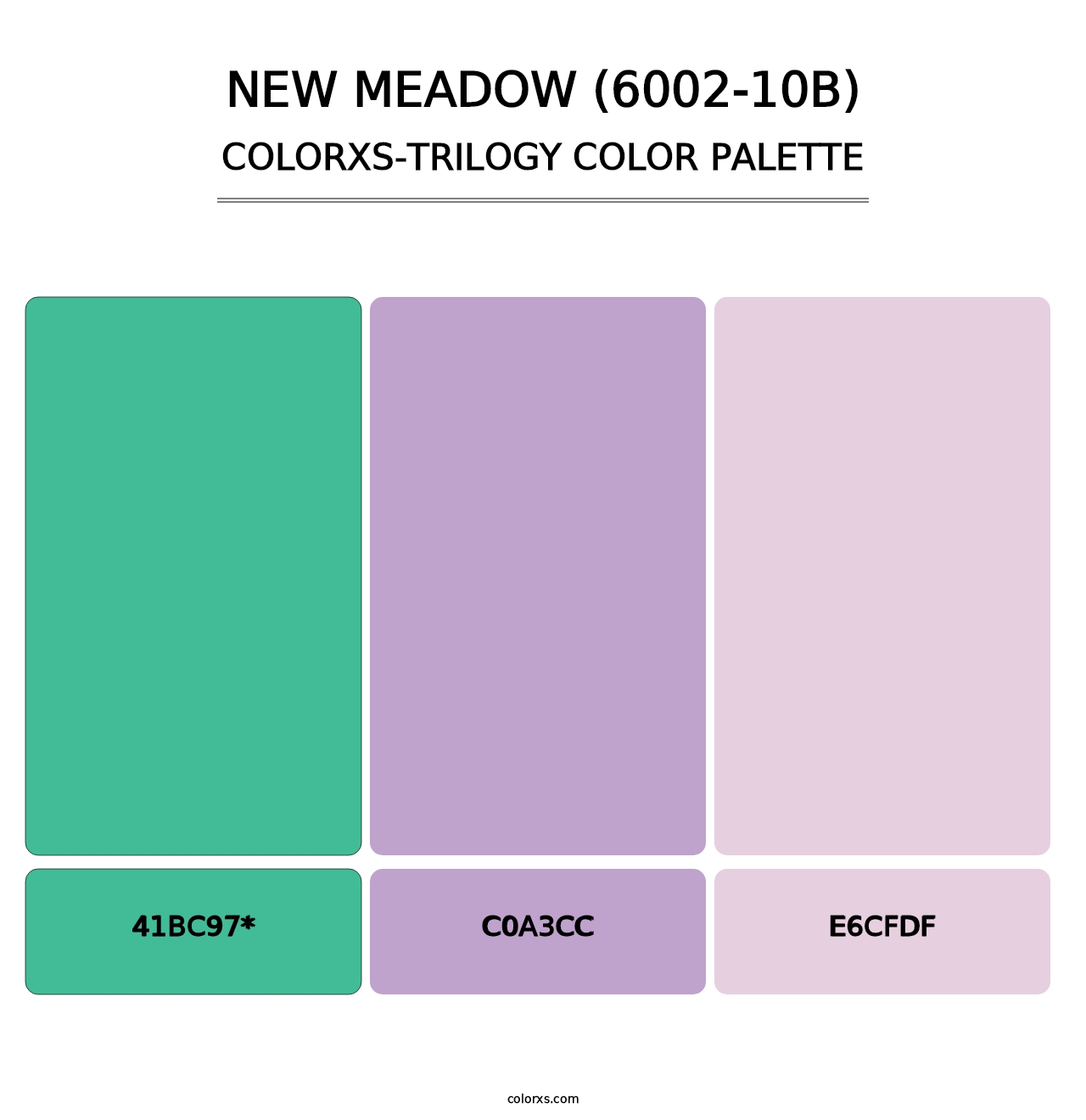 New Meadow (6002-10B) - Colorxs Trilogy Palette