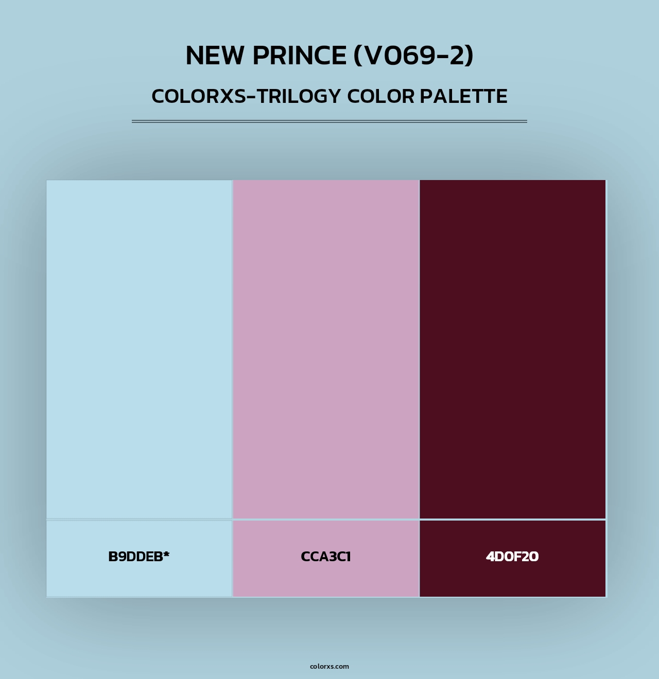 New Prince (V069-2) - Colorxs Trilogy Palette