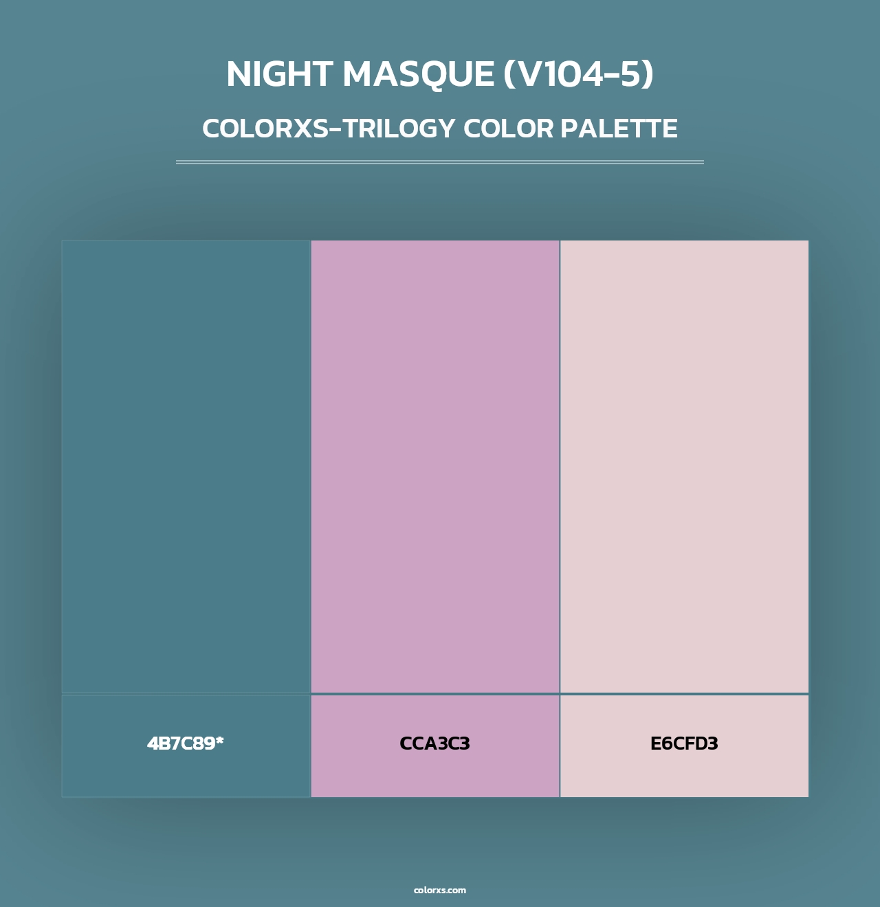 Night Masque (V104-5) - Colorxs Trilogy Palette
