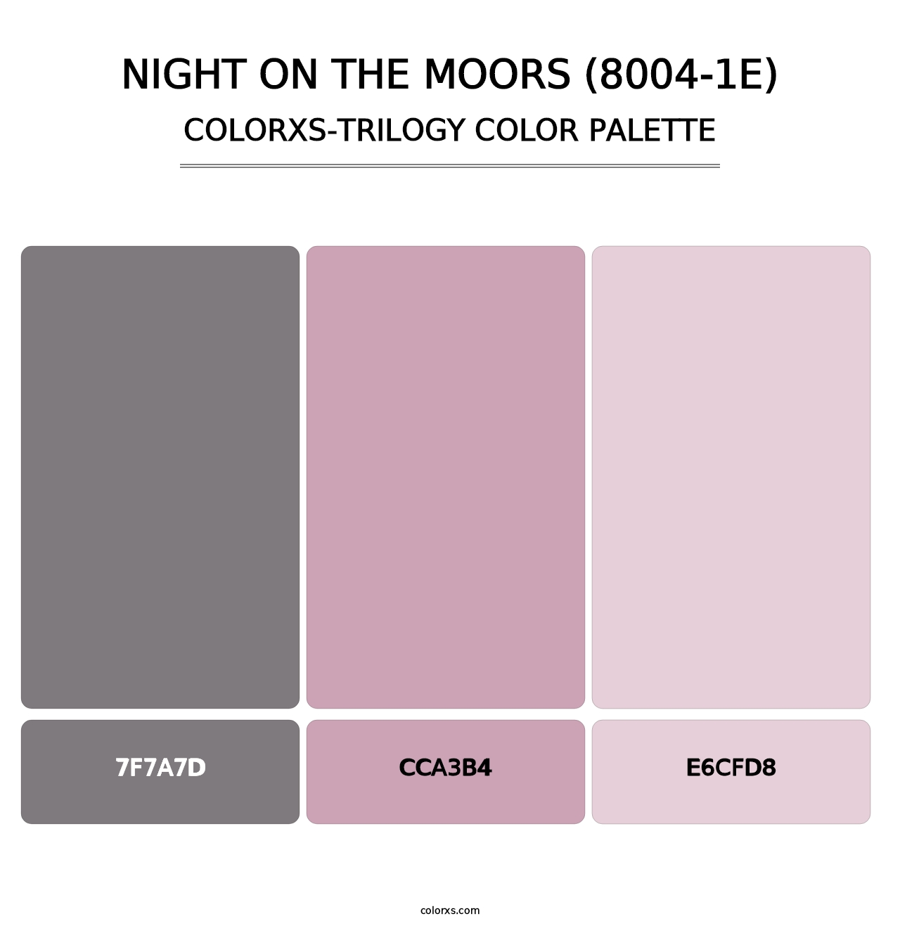 Night on the Moors (8004-1E) - Colorxs Trilogy Palette