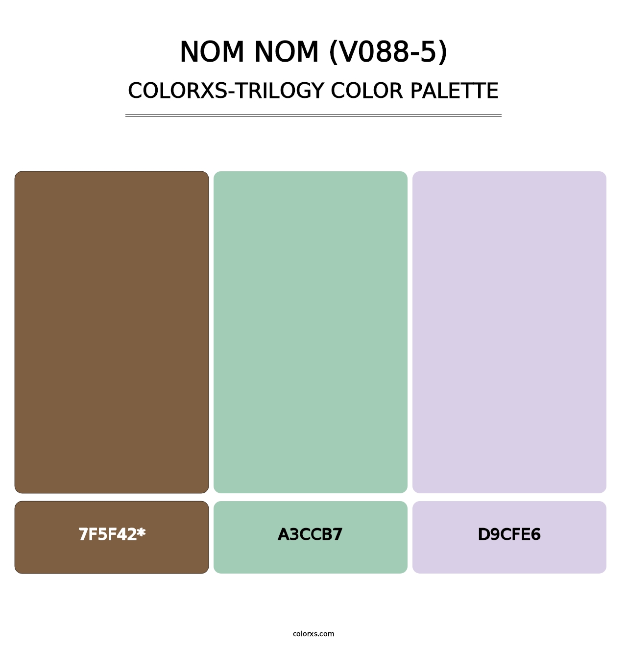 Nom Nom (V088-5) - Colorxs Trilogy Palette