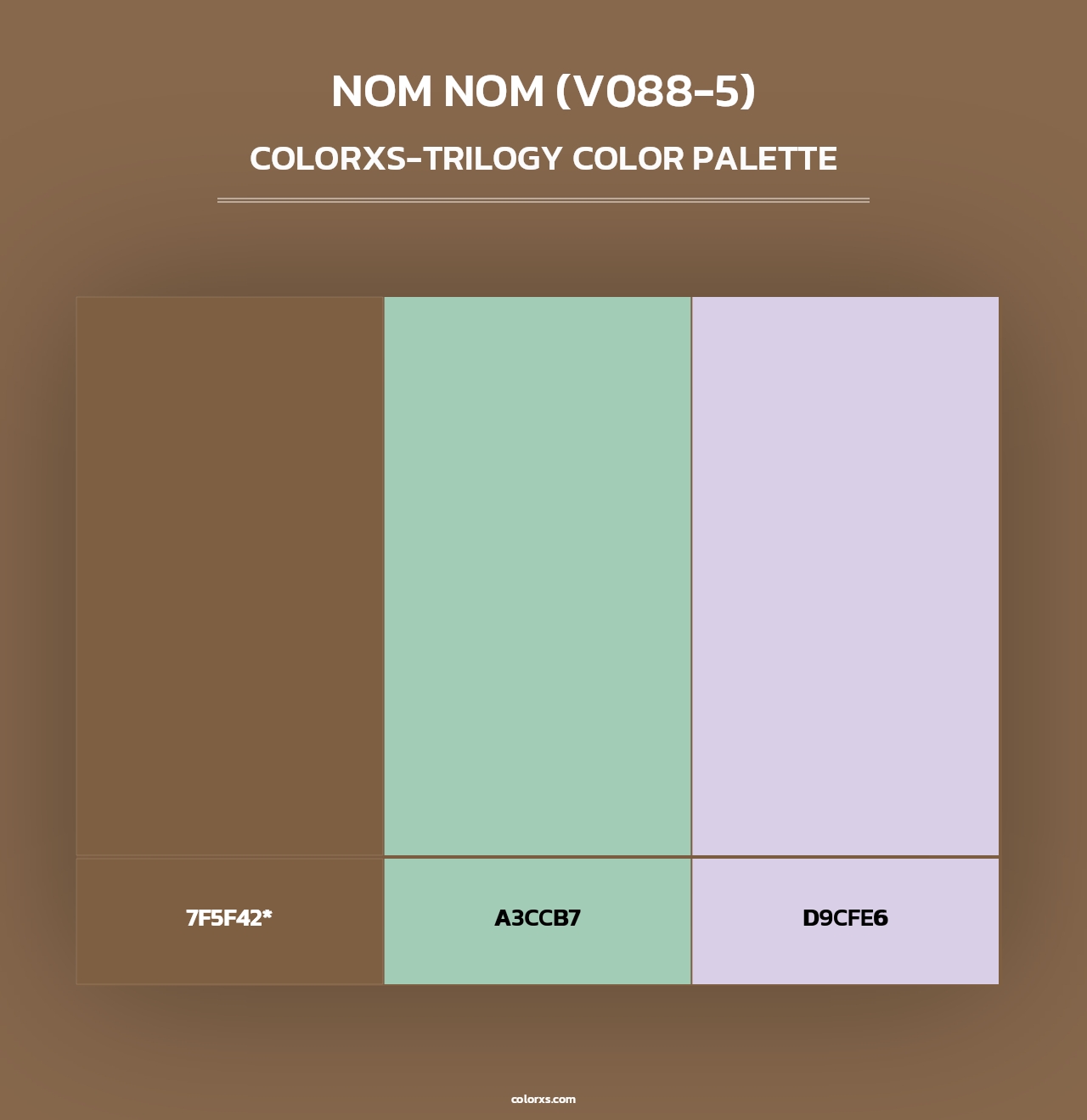 Nom Nom (V088-5) - Colorxs Trilogy Palette