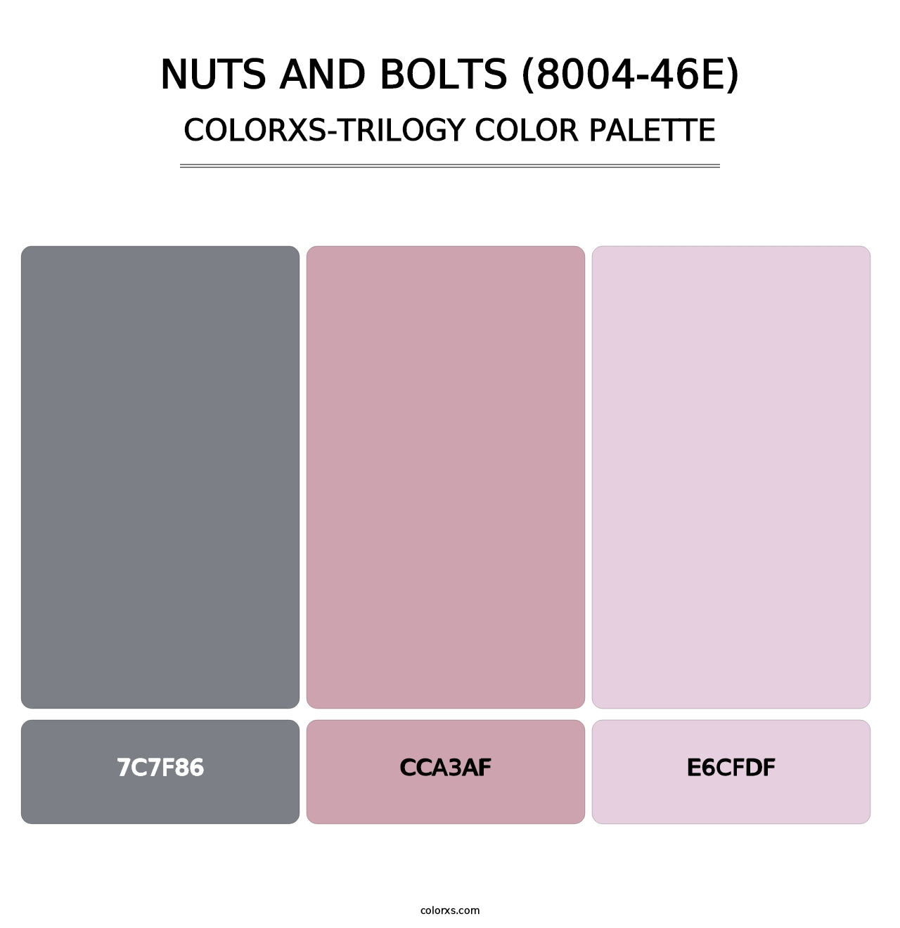 Nuts and Bolts (8004-46E) - Colorxs Trilogy Palette