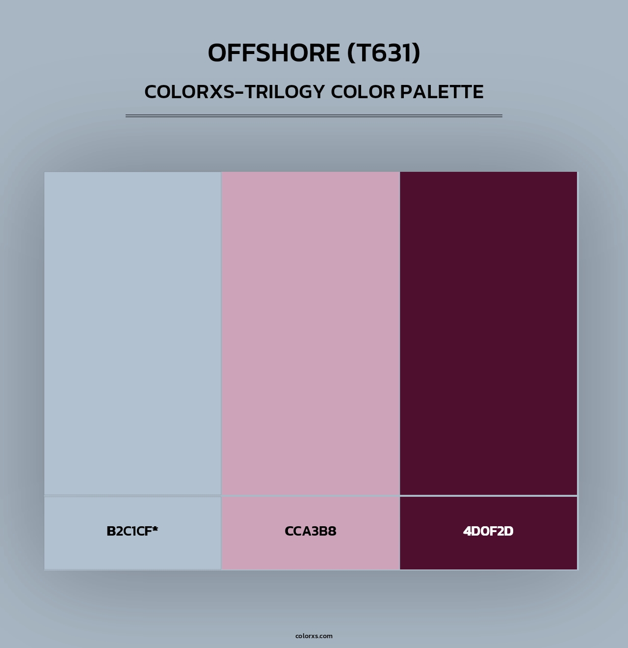 Offshore (T631) - Colorxs Trilogy Palette