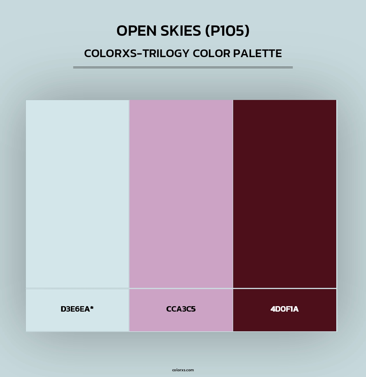 Open Skies (P105) - Colorxs Trilogy Palette
