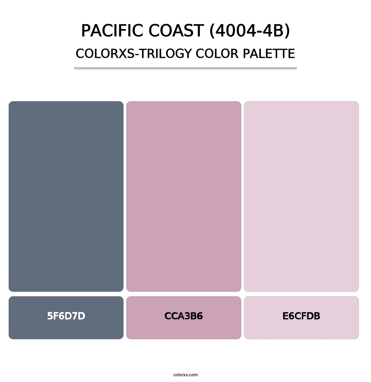 Pacific Coast (4004-4B) - Colorxs Trilogy Palette