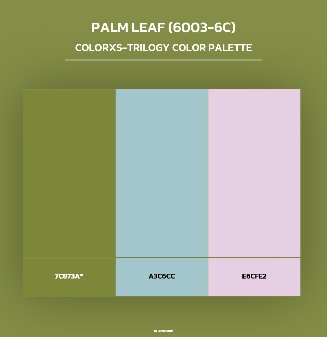 Palm Leaf (6003-6C) - Colorxs Trilogy Palette