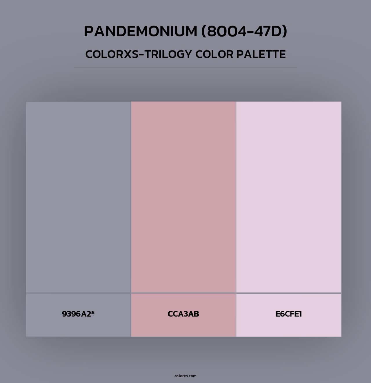 Pandemonium (8004-47D) - Colorxs Trilogy Palette