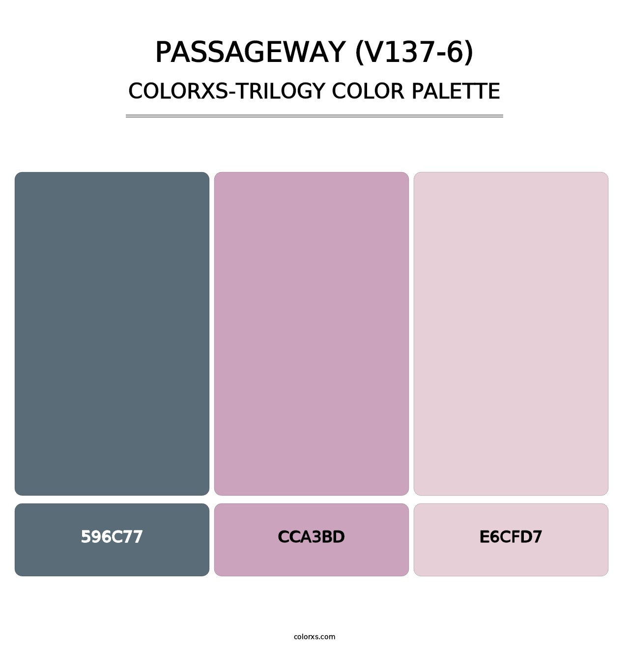 Passageway (V137-6) - Colorxs Trilogy Palette