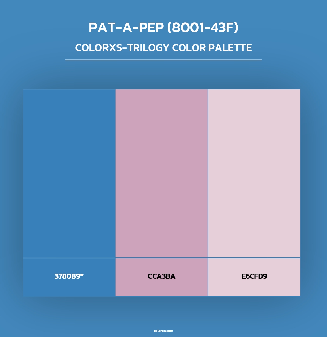 Pat-a-Pep (8001-43F) - Colorxs Trilogy Palette