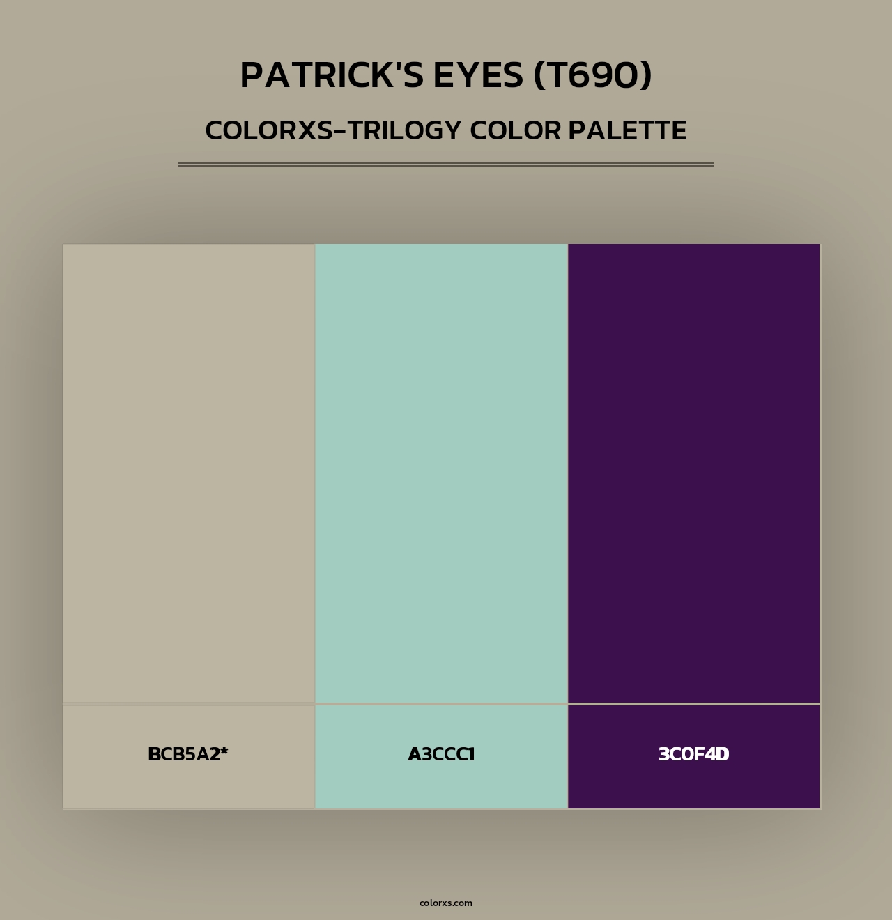 Patrick's Eyes (T690) - Colorxs Trilogy Palette