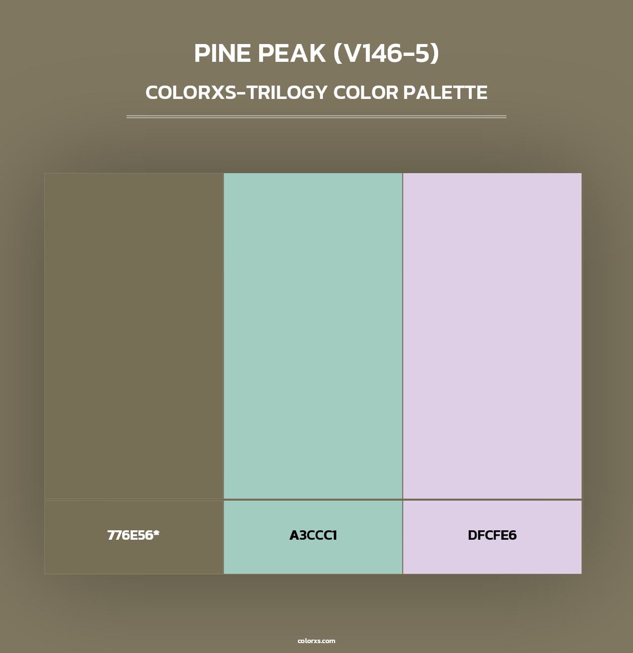 Pine Peak (V146-5) - Colorxs Trilogy Palette