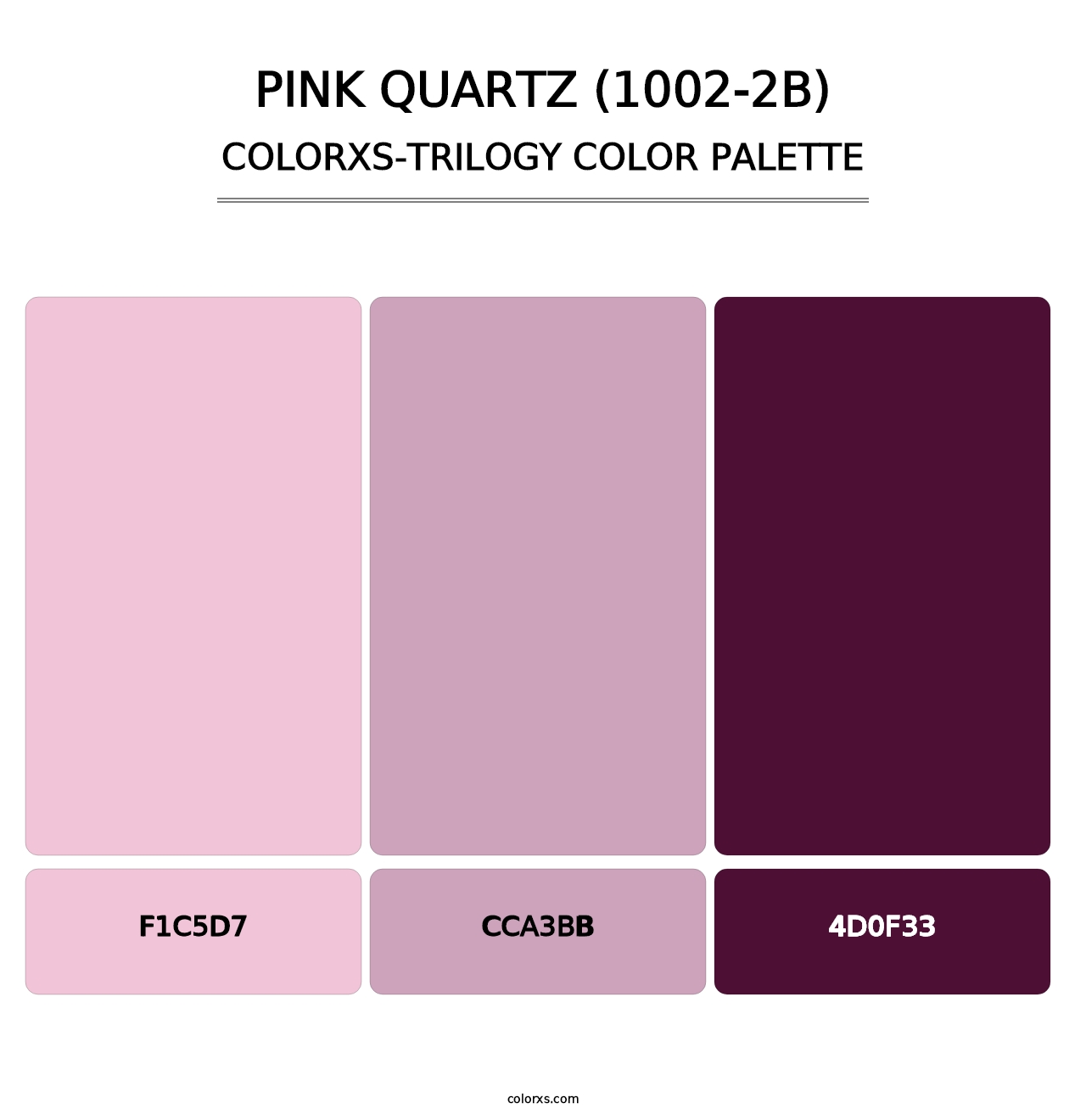Pink Quartz (1002-2B) - Colorxs Trilogy Palette