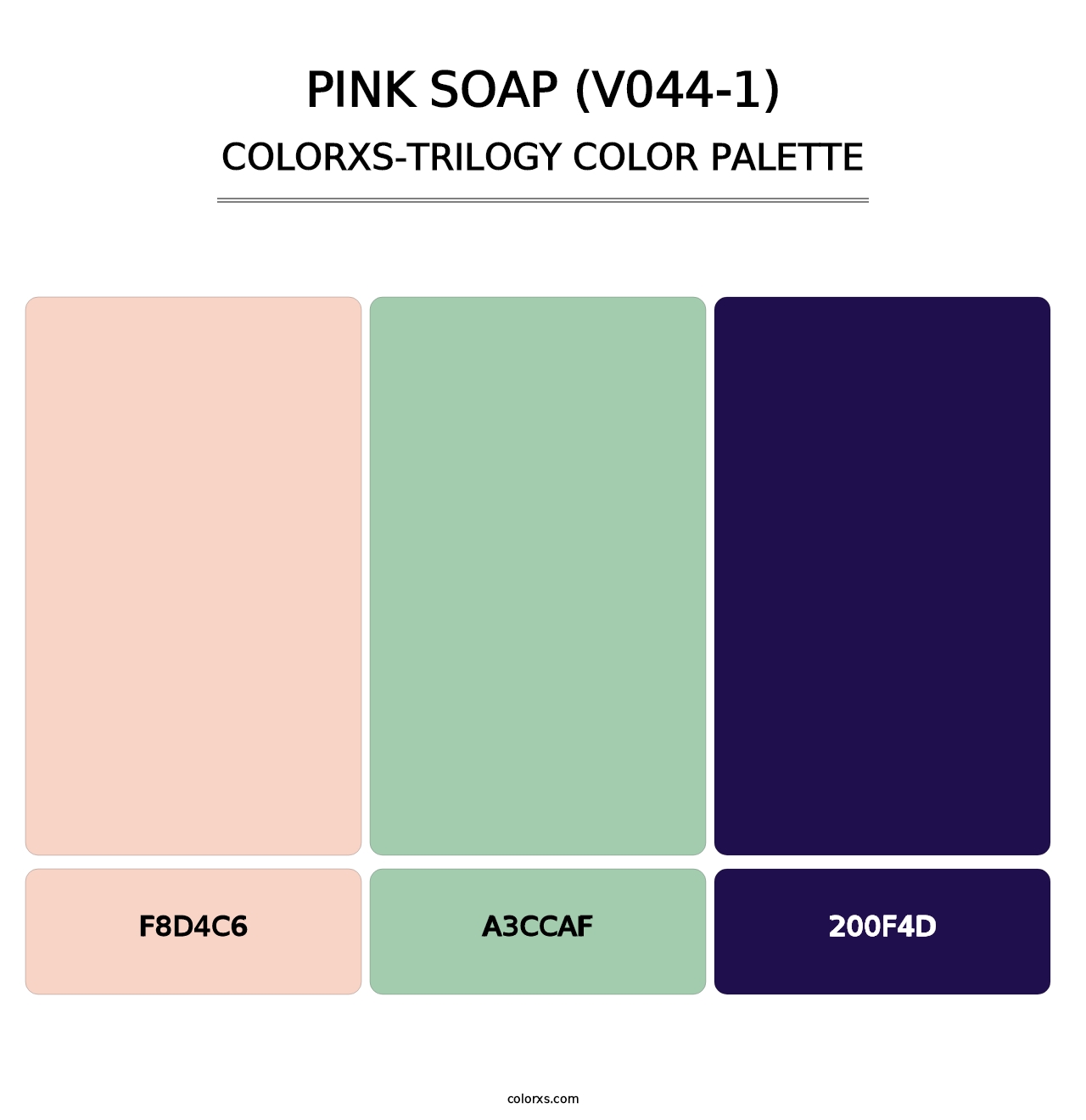 Pink Soap (V044-1) - Colorxs Trilogy Palette