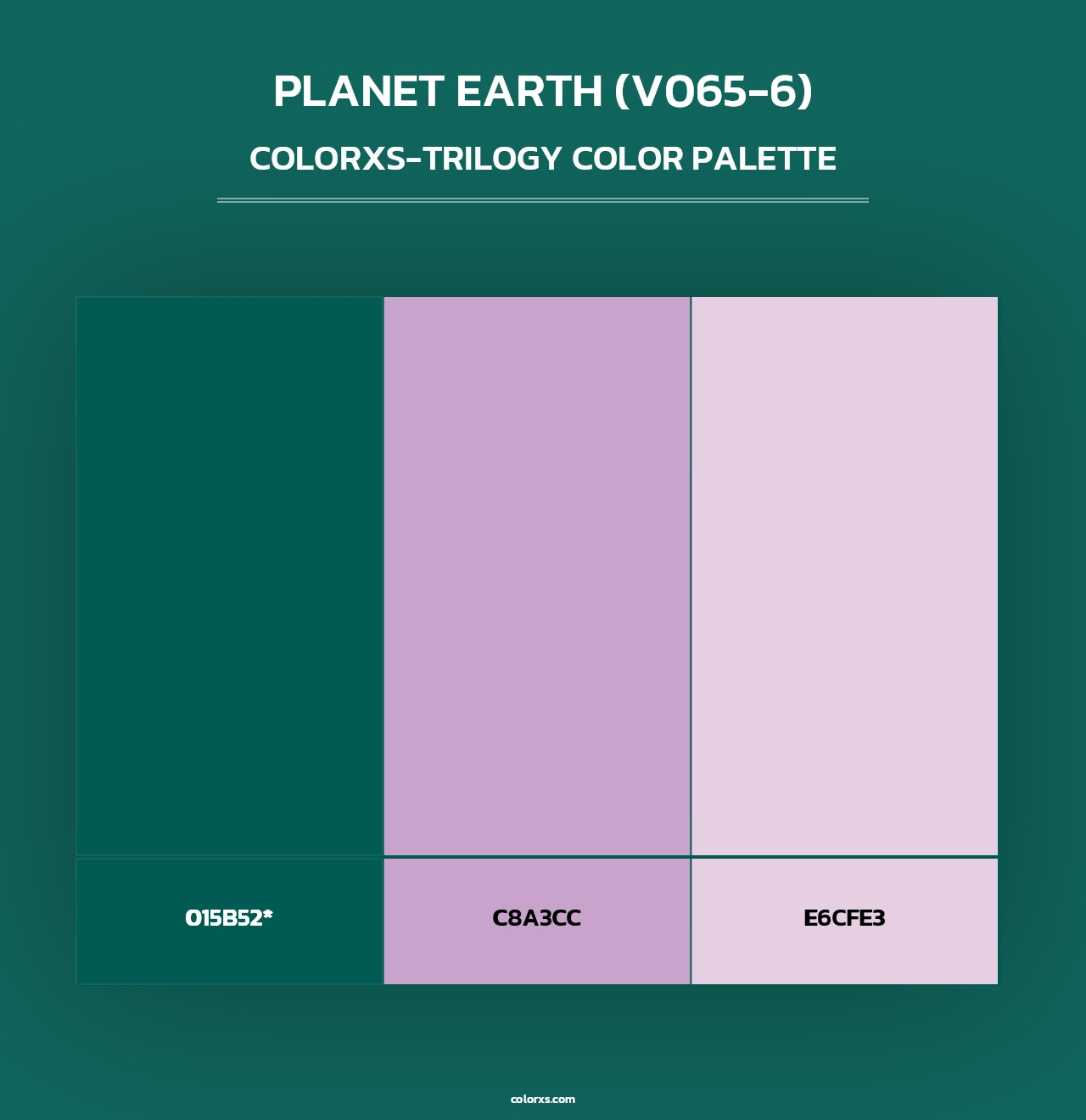 Planet Earth (V065-6) - Colorxs Trilogy Palette