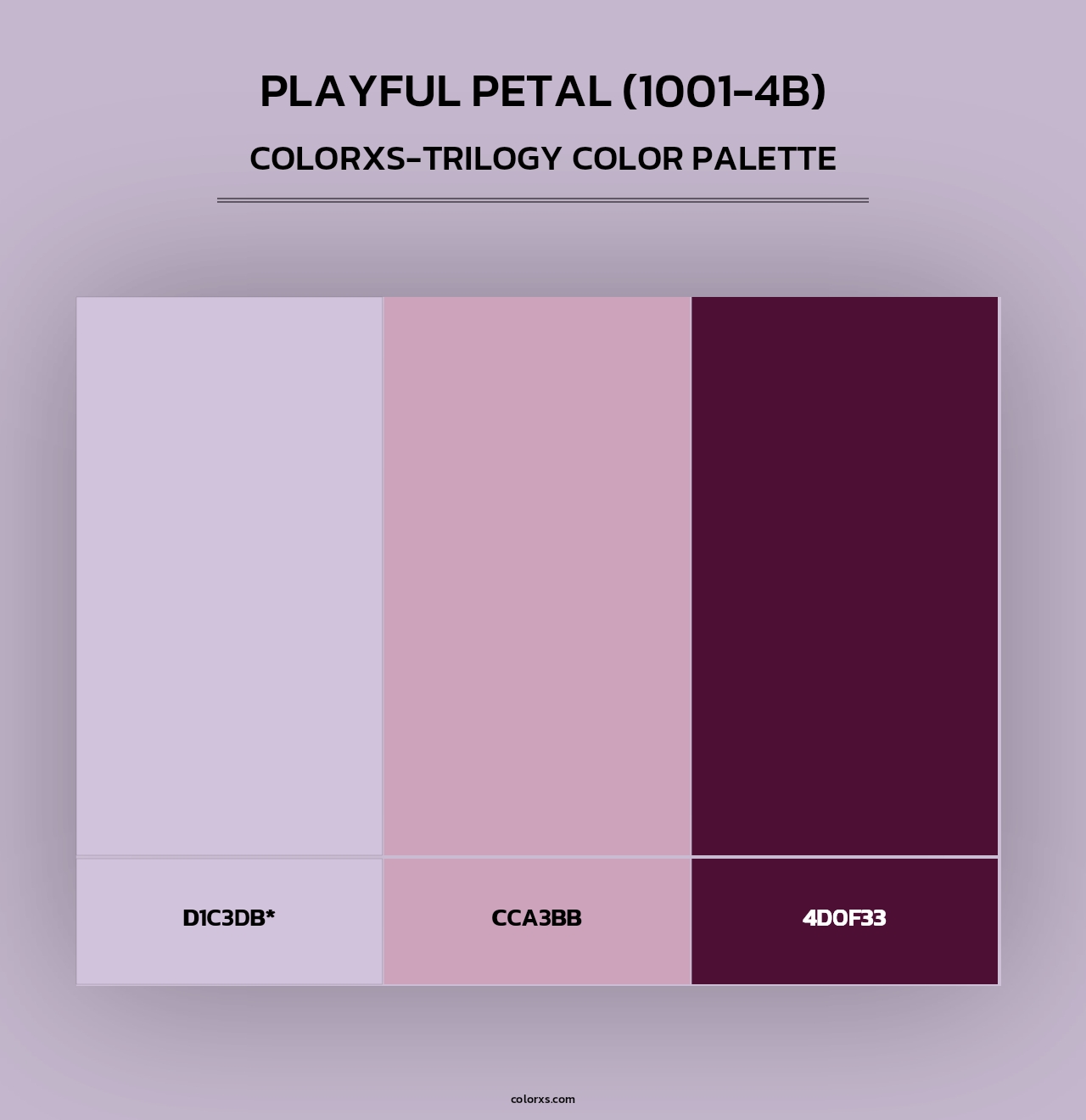 Playful Petal (1001-4B) - Colorxs Trilogy Palette