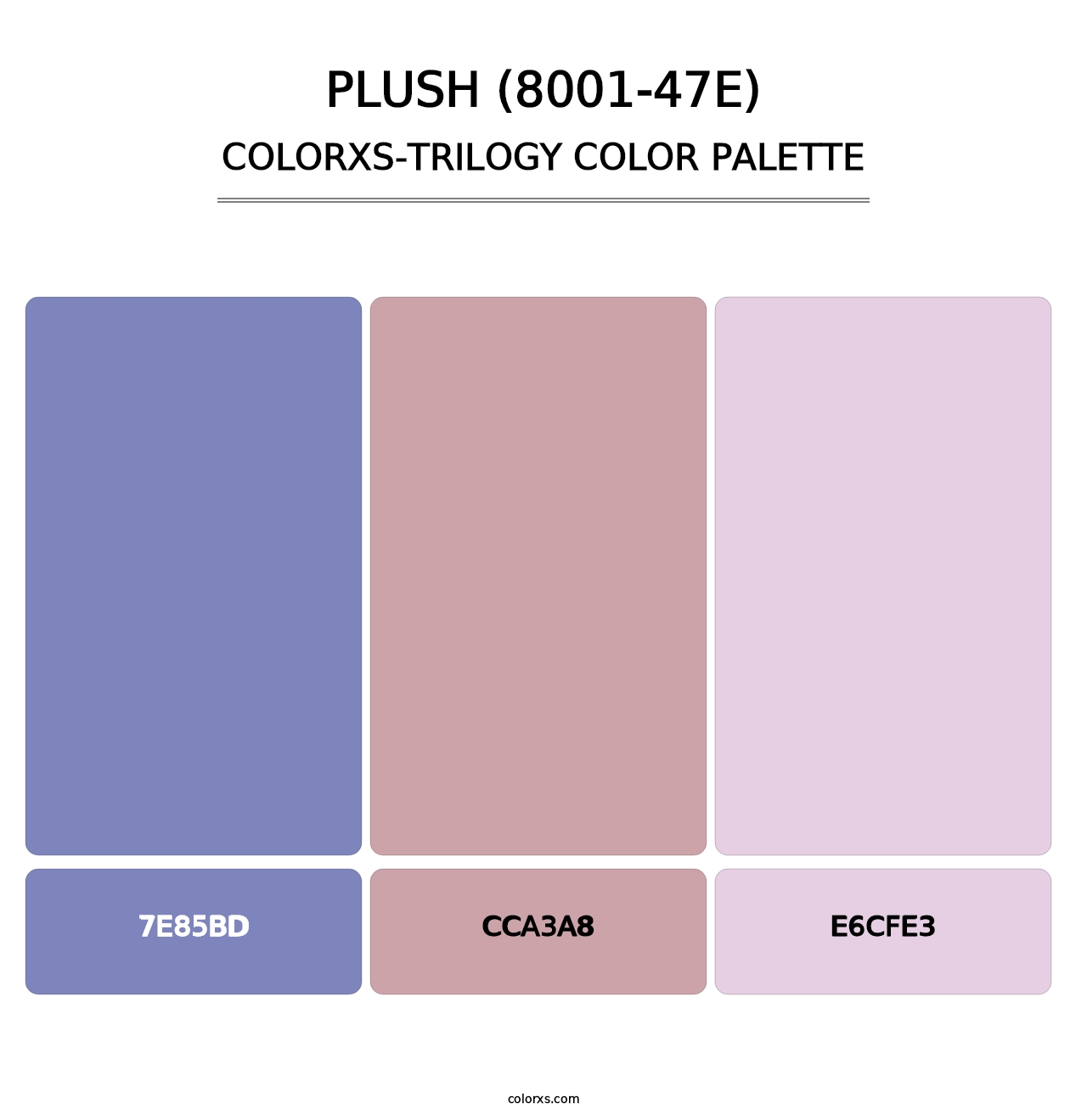 Plush (8001-47E) - Colorxs Trilogy Palette