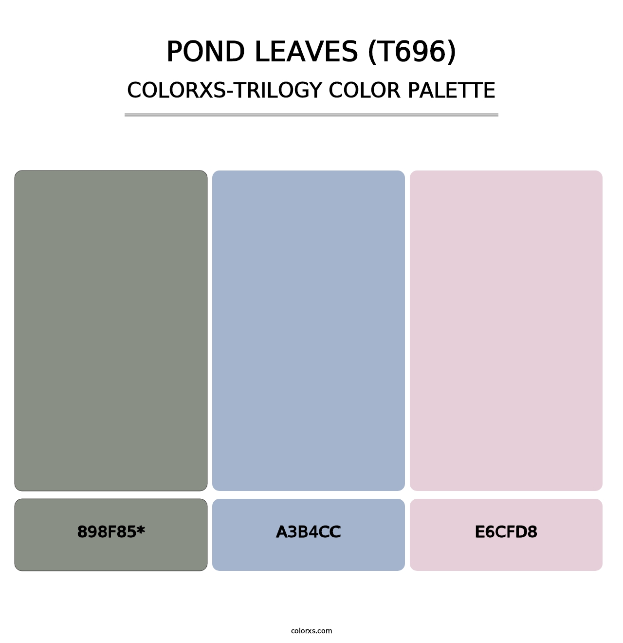 Pond Leaves (T696) - Colorxs Trilogy Palette