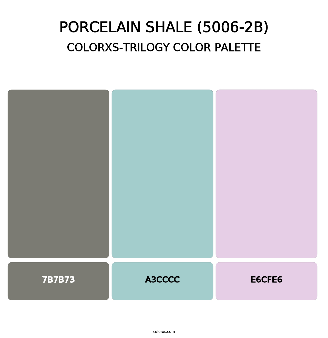 Porcelain Shale (5006-2B) - Colorxs Trilogy Palette