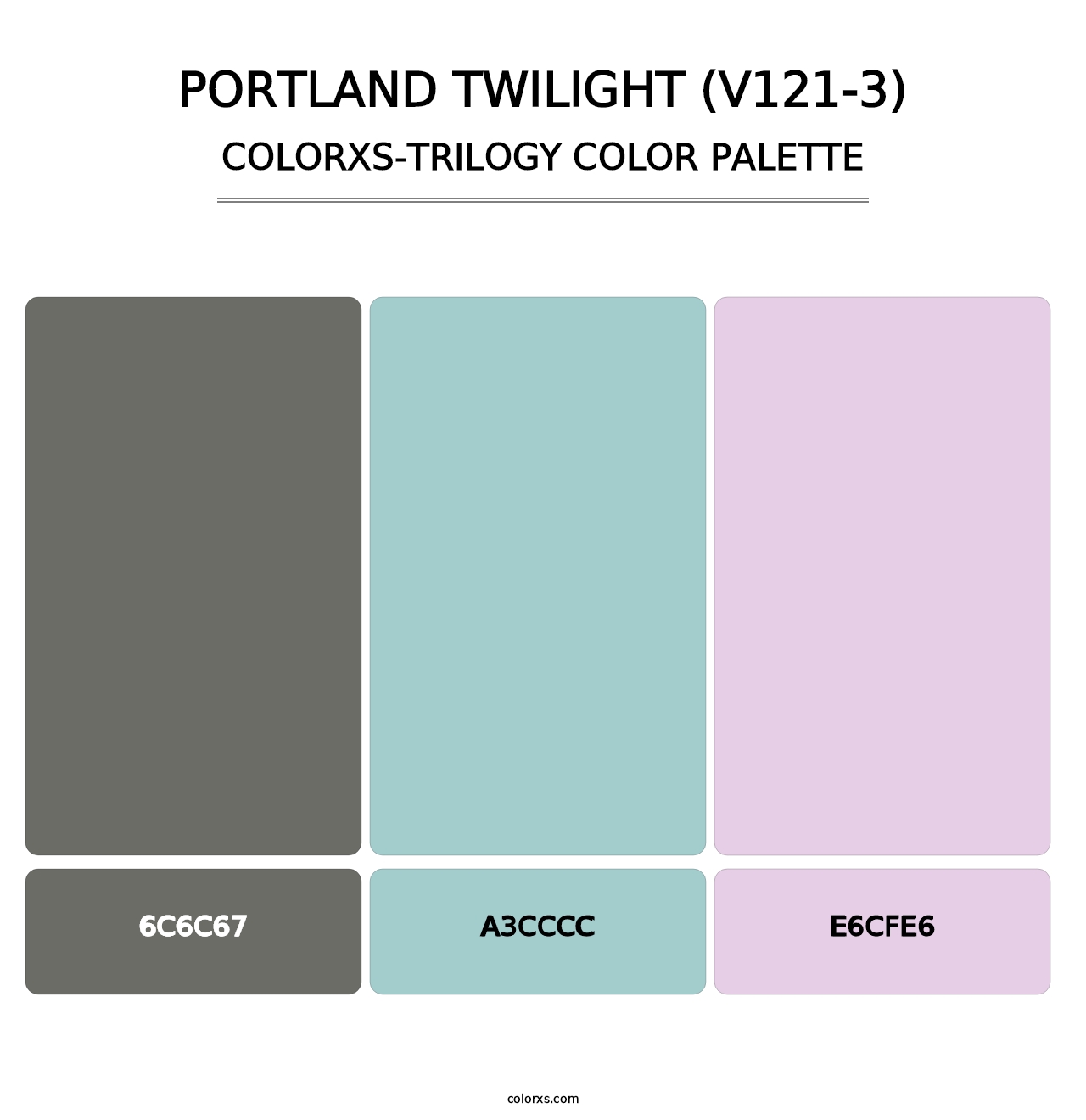 Portland Twilight (V121-3) - Colorxs Trilogy Palette
