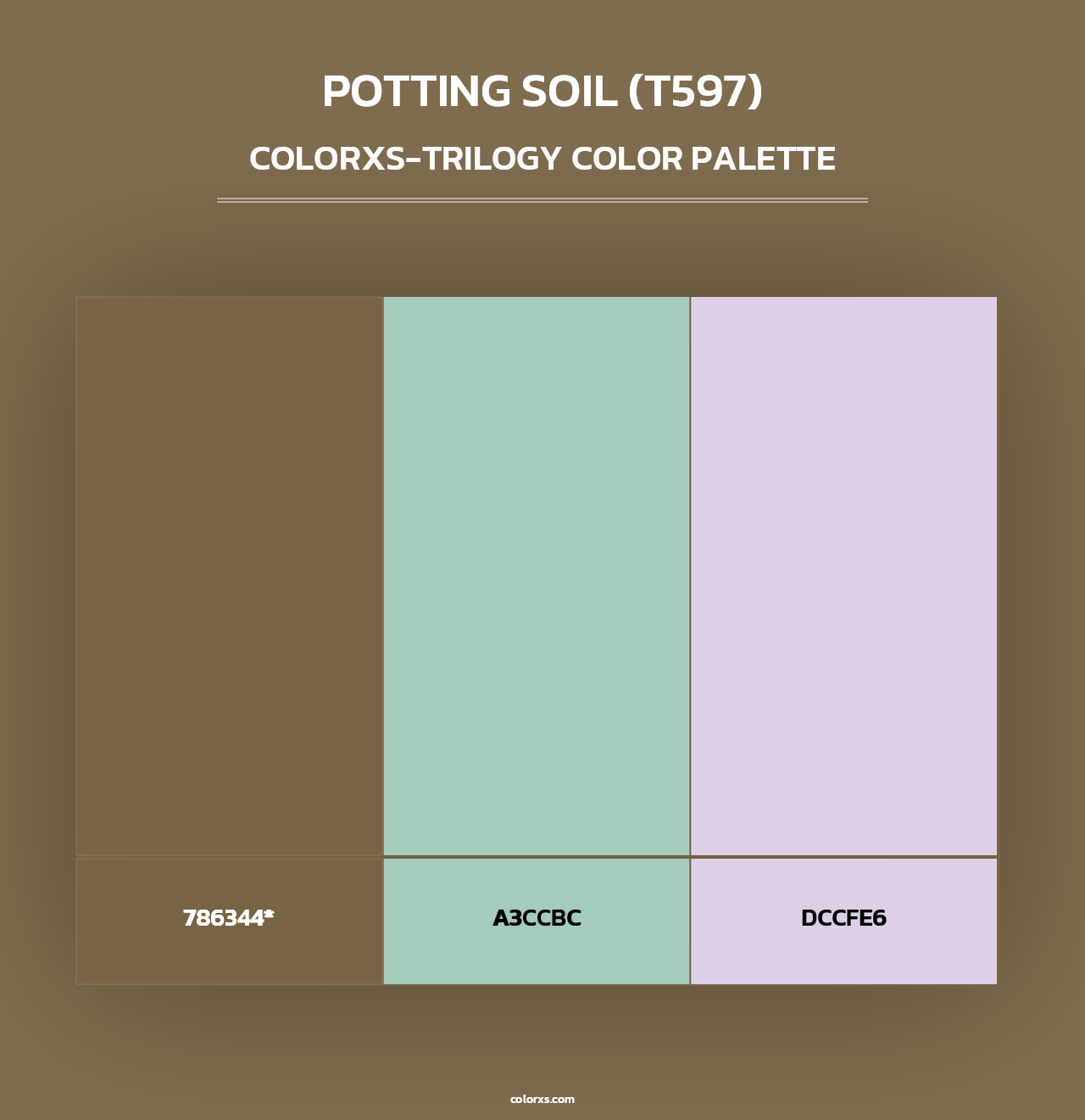 Potting Soil (T597) - Colorxs Trilogy Palette