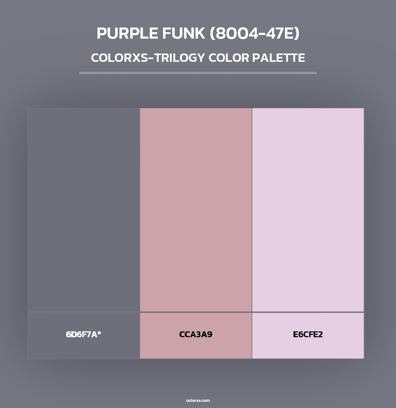 Purple Funk (8004-47E) - Colorxs Trilogy Palette