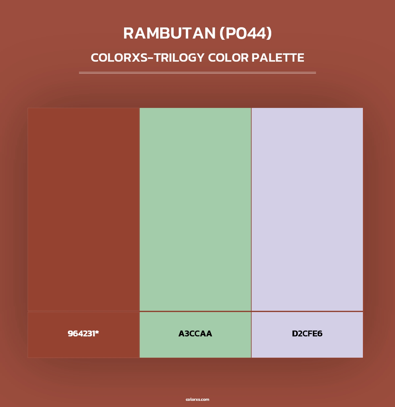 Rambutan (P044) - Colorxs Trilogy Palette