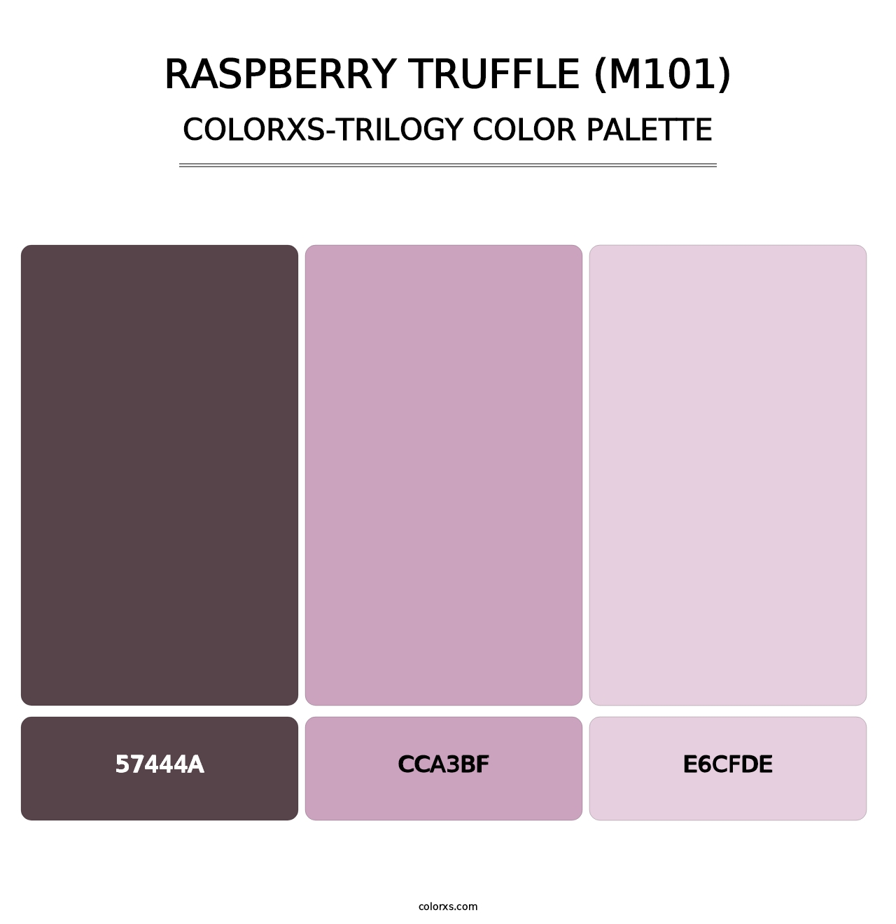 Raspberry Truffle (M101) - Colorxs Trilogy Palette