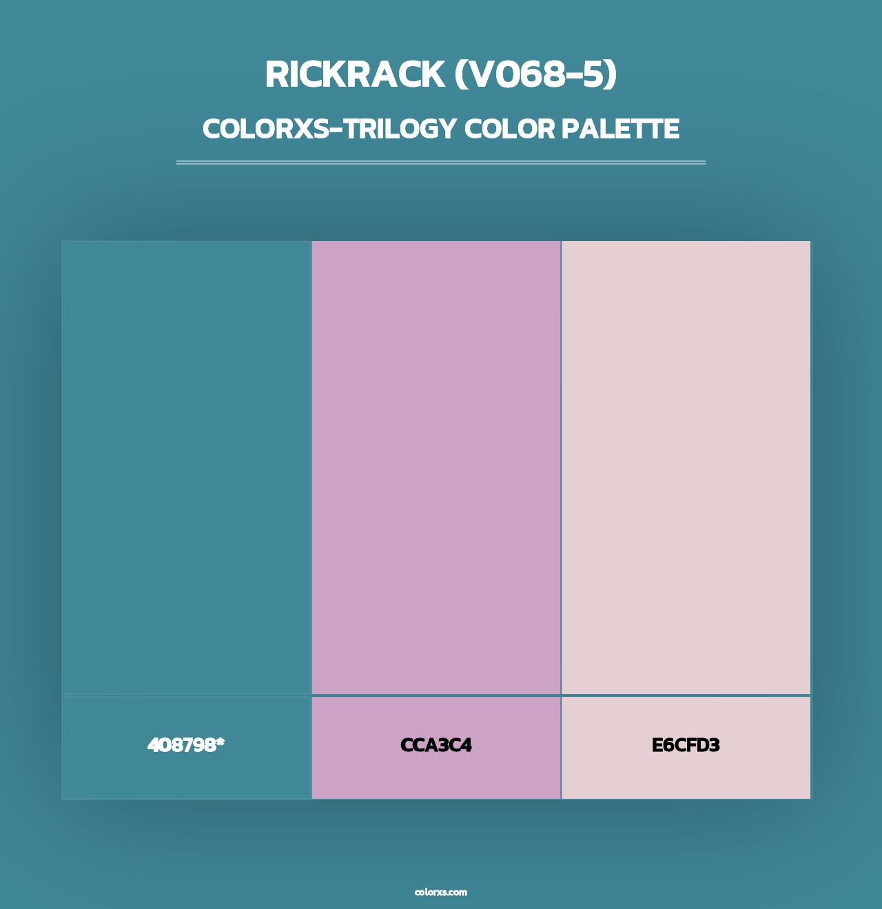 Rickrack (V068-5) - Colorxs Trilogy Palette