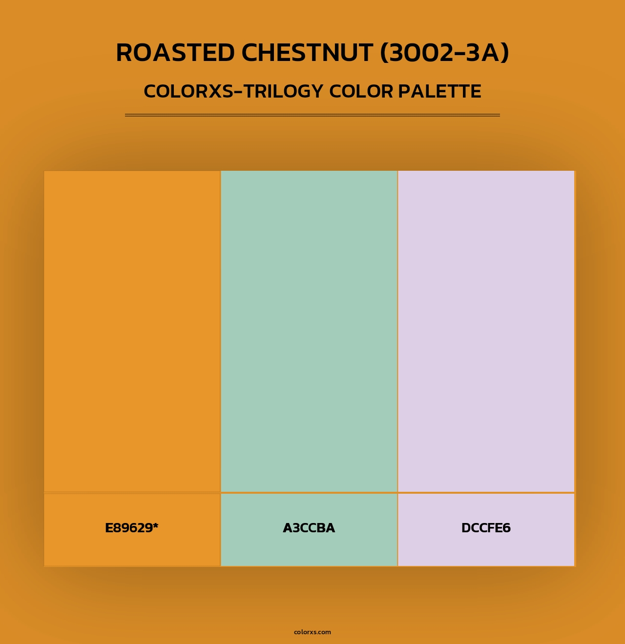 Roasted Chestnut (3002-3A) - Colorxs Trilogy Palette