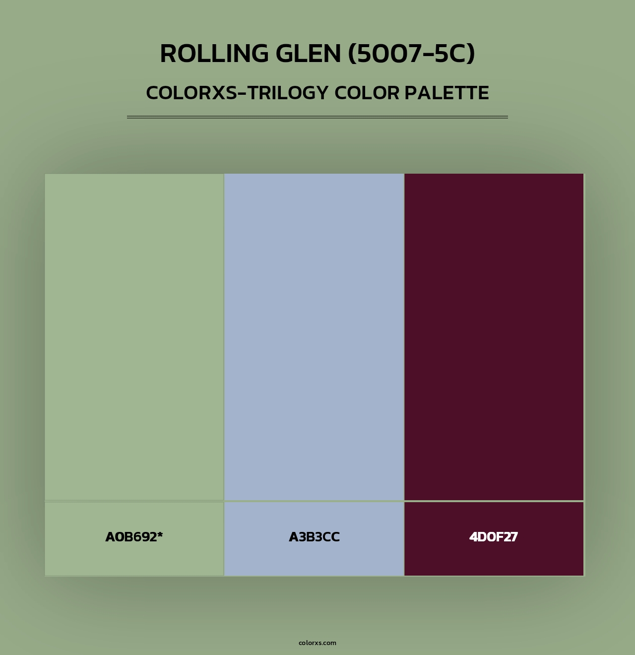Rolling Glen (5007-5C) - Colorxs Trilogy Palette