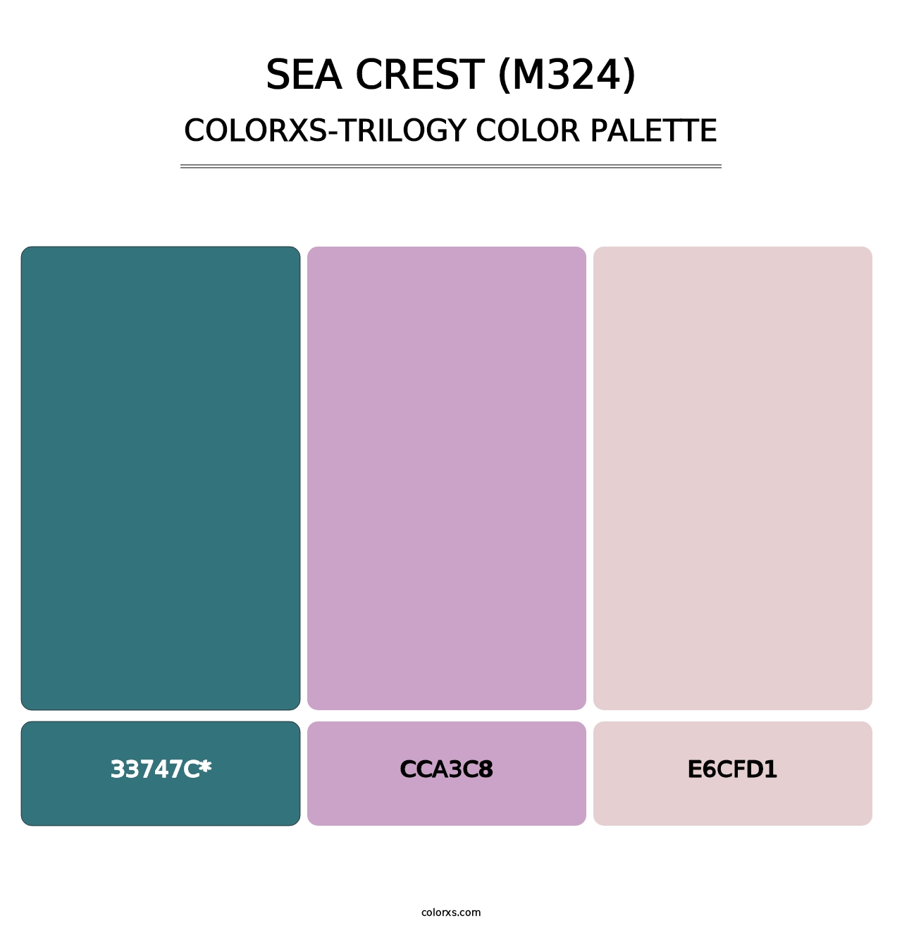 Sea Crest (M324) - Colorxs Trilogy Palette