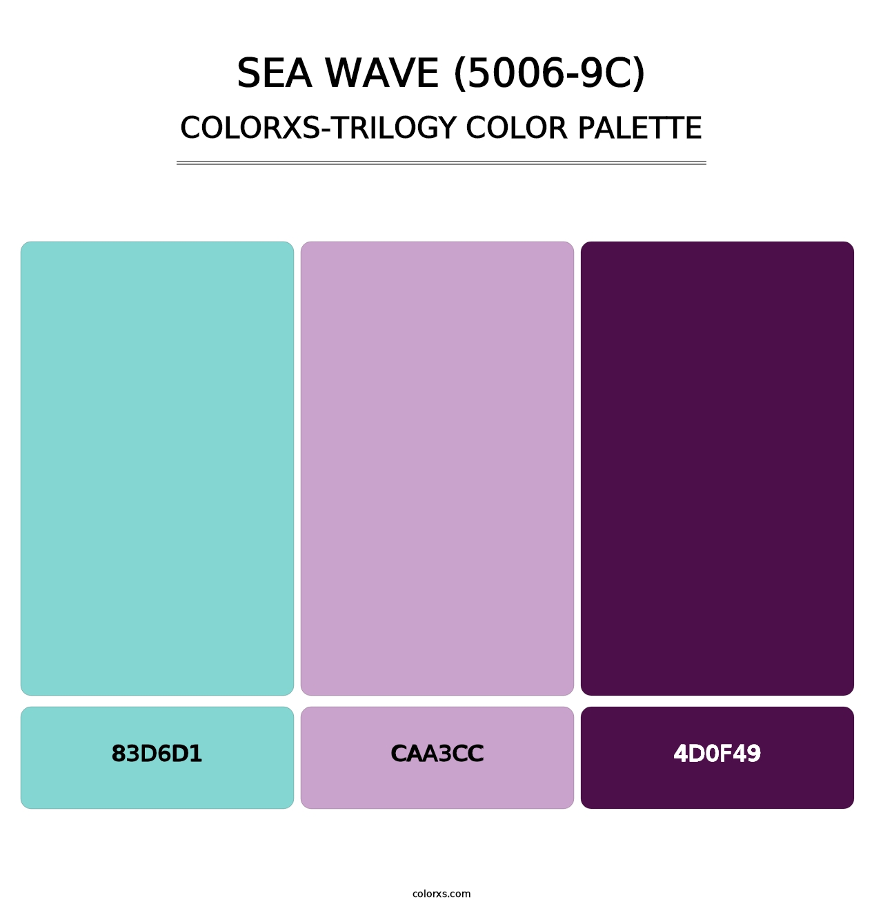 Sea Wave (5006-9C) - Colorxs Trilogy Palette